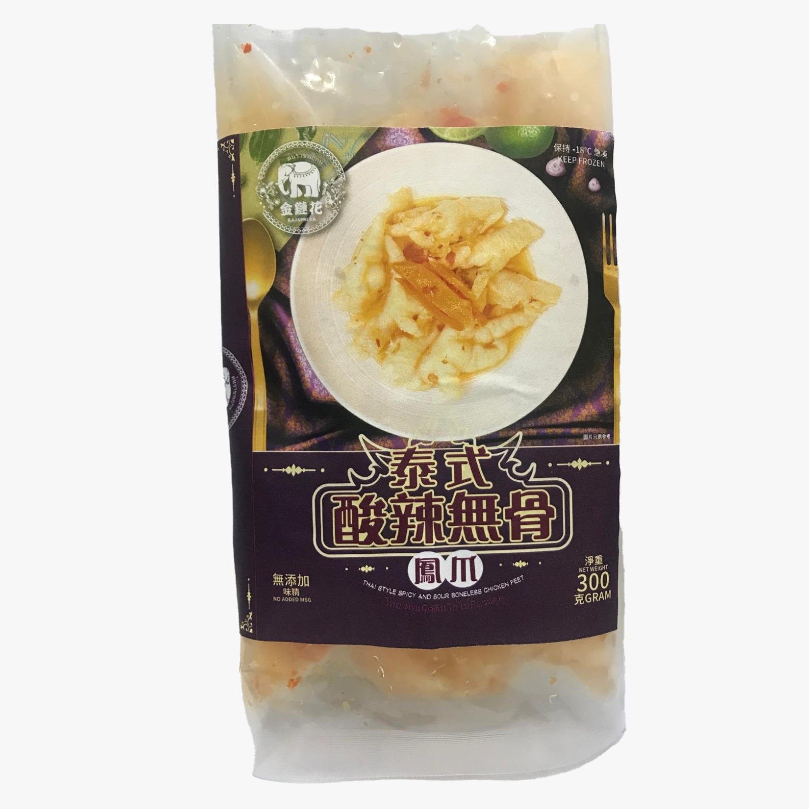 Thai Style Spicy And Sour Boneless Chicken Feet 300g(New and old packaging will be shipped randomly.)