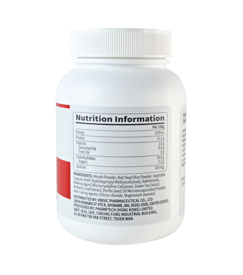 Vinsic - 水蛭膠囊 香港製造 60粒 (常溫)