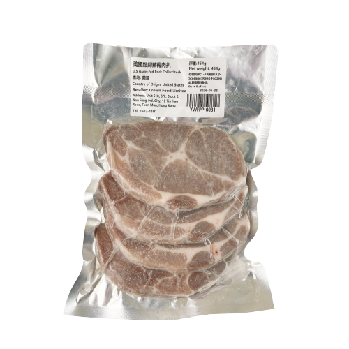 美國穀飼豬梅肉扒454g