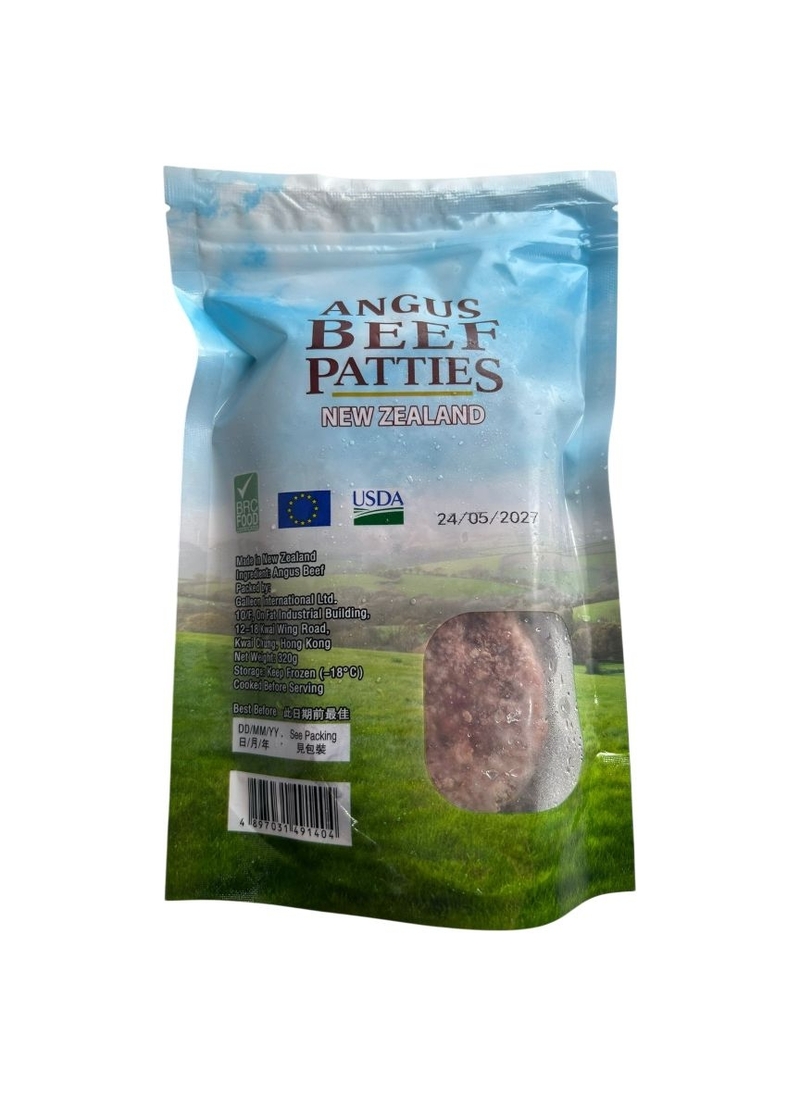 紐西蘭安格斯純牛肉漢堡 4個入 320g (急凍)