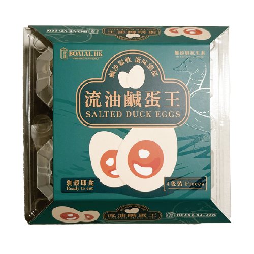 寶達牌 - 即食流油鹹蛋王 4隻裝 (室溫)