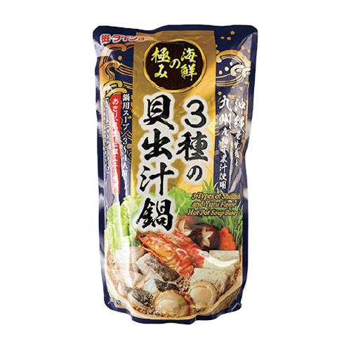 3 Types of Shellflish and Yuzu Flavor Hot Pot Soup Base 750g