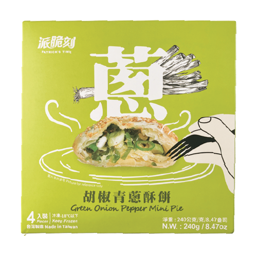 派脆刻 - 台灣胡椒青蔥酥餅 4個入