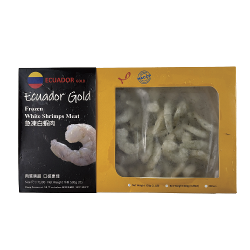 Ecuador Gold - Frozen White Shrimps Meat 500g