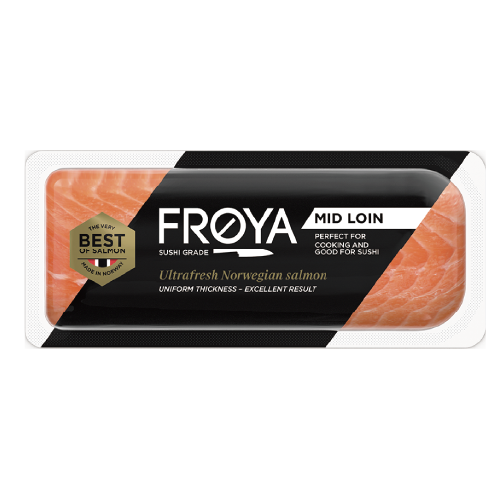 挪威三文魚中腩刺身 - 魚身魚腩部位 原條魚4%位置 300g