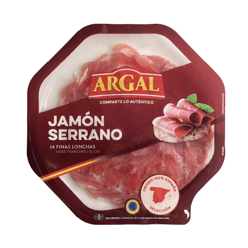 ARGAL - 西班牙Serrano白毛豬火腿片 (12個月風乾熟成) 90g