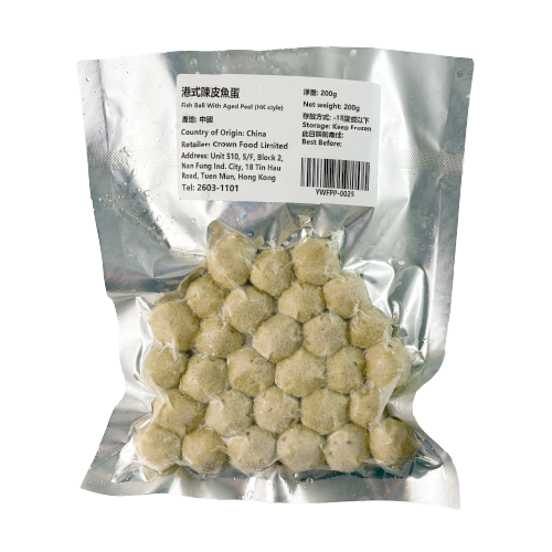 港式陳皮魚蛋 200g (急凍)
