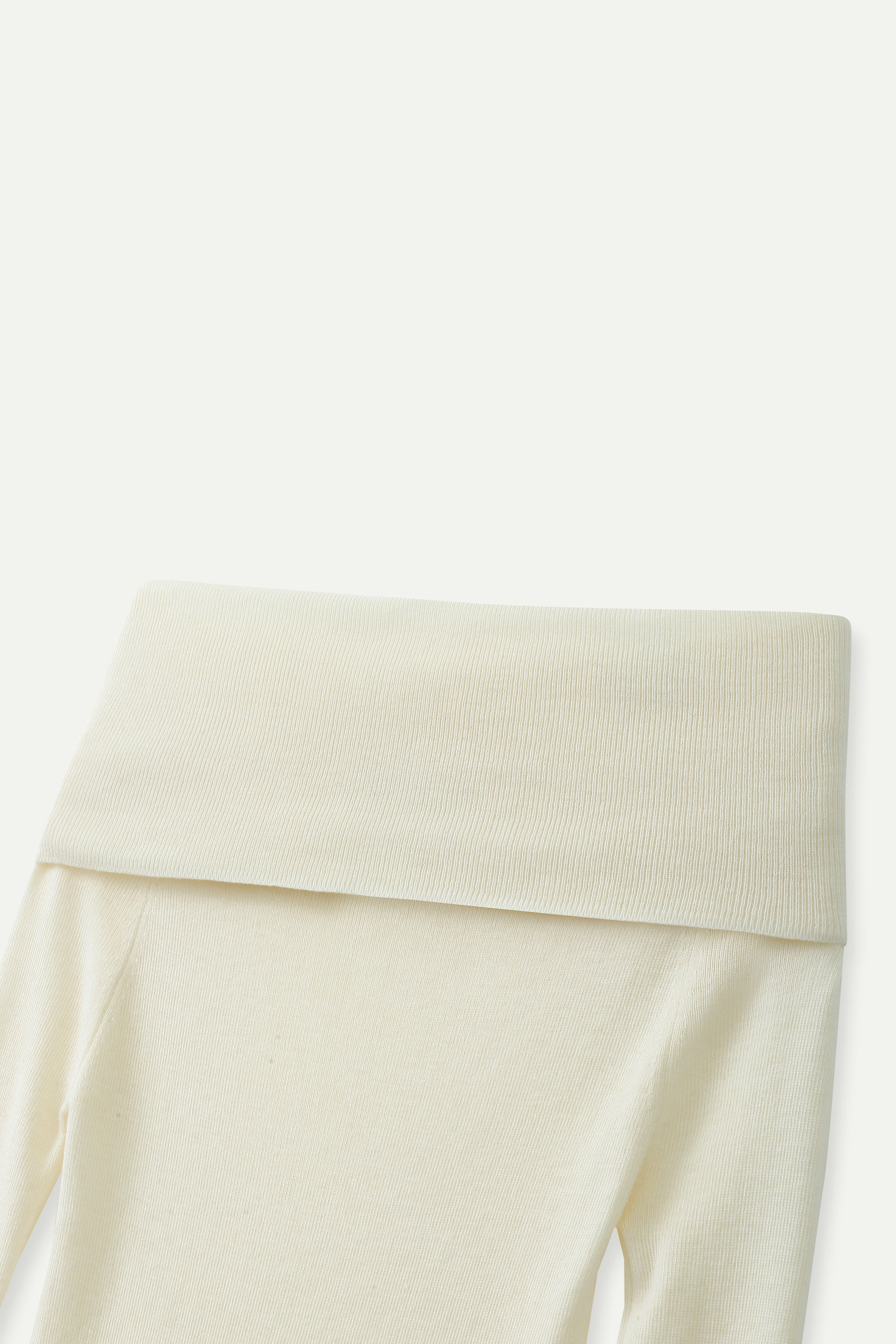 Off-Shoulder Knit Top