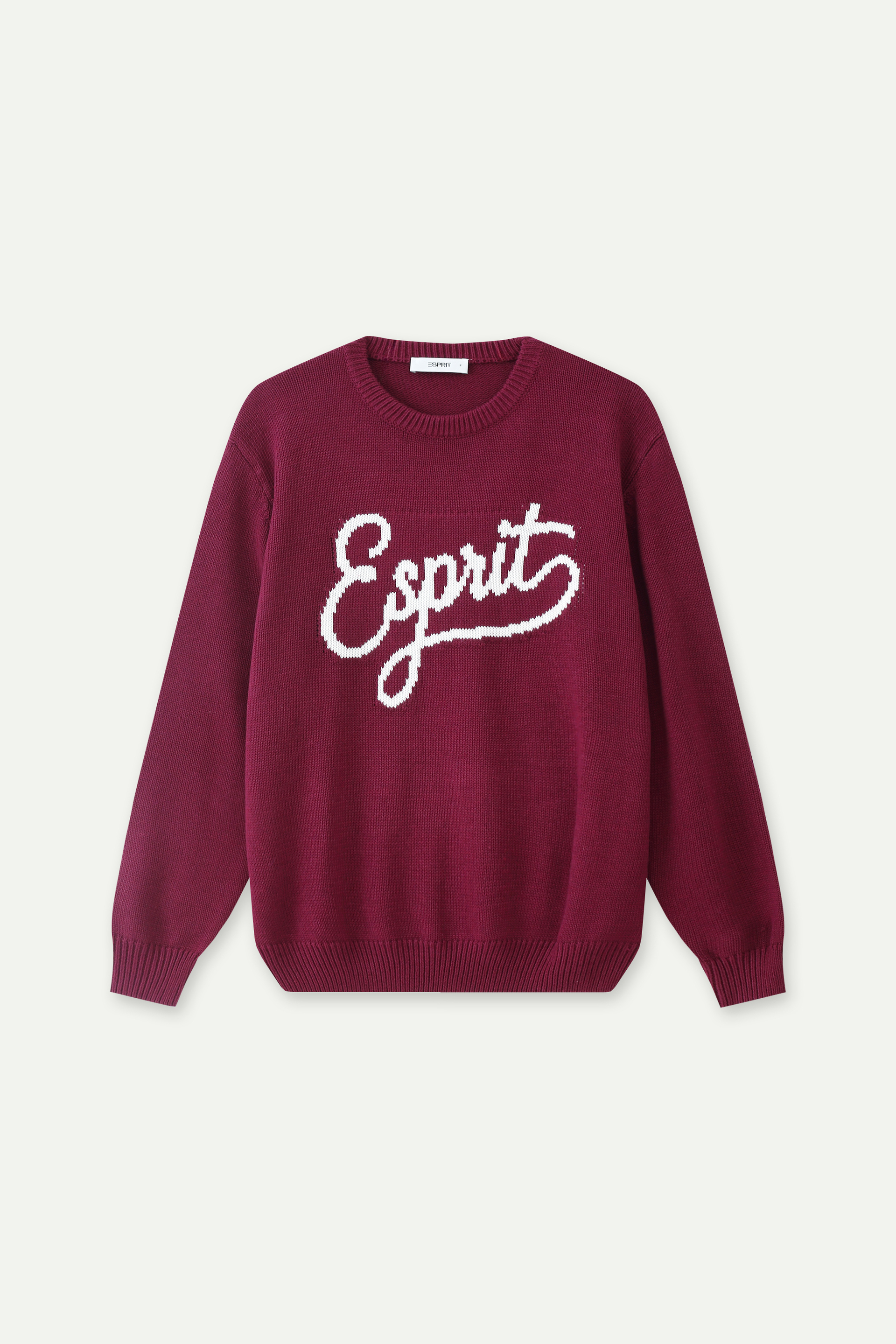 Crew-Neck Esprit Logo Sweater
