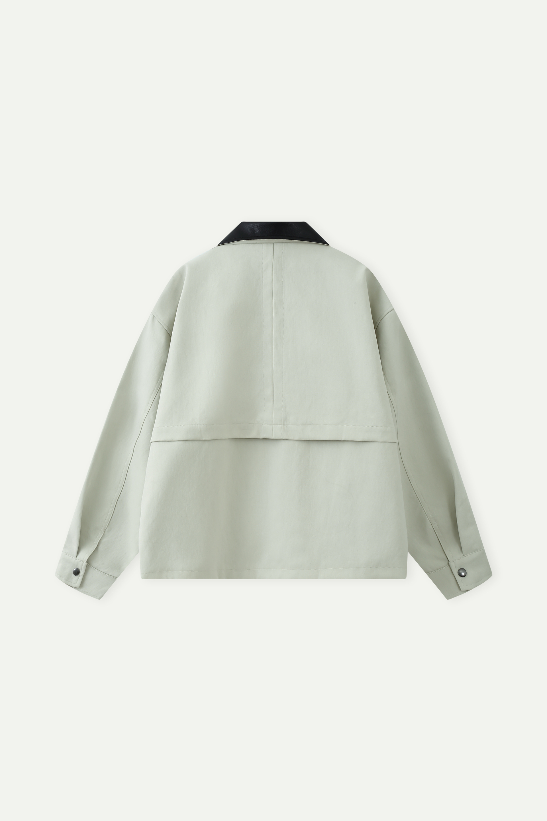 Contrast Collar Utility Jacket