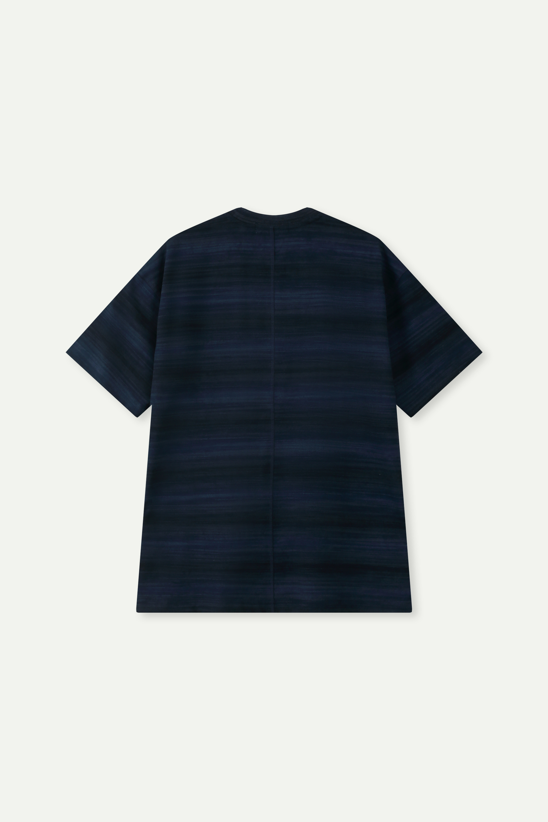 Gradient Stripe Oversized Short-Sleeve T-Shirt