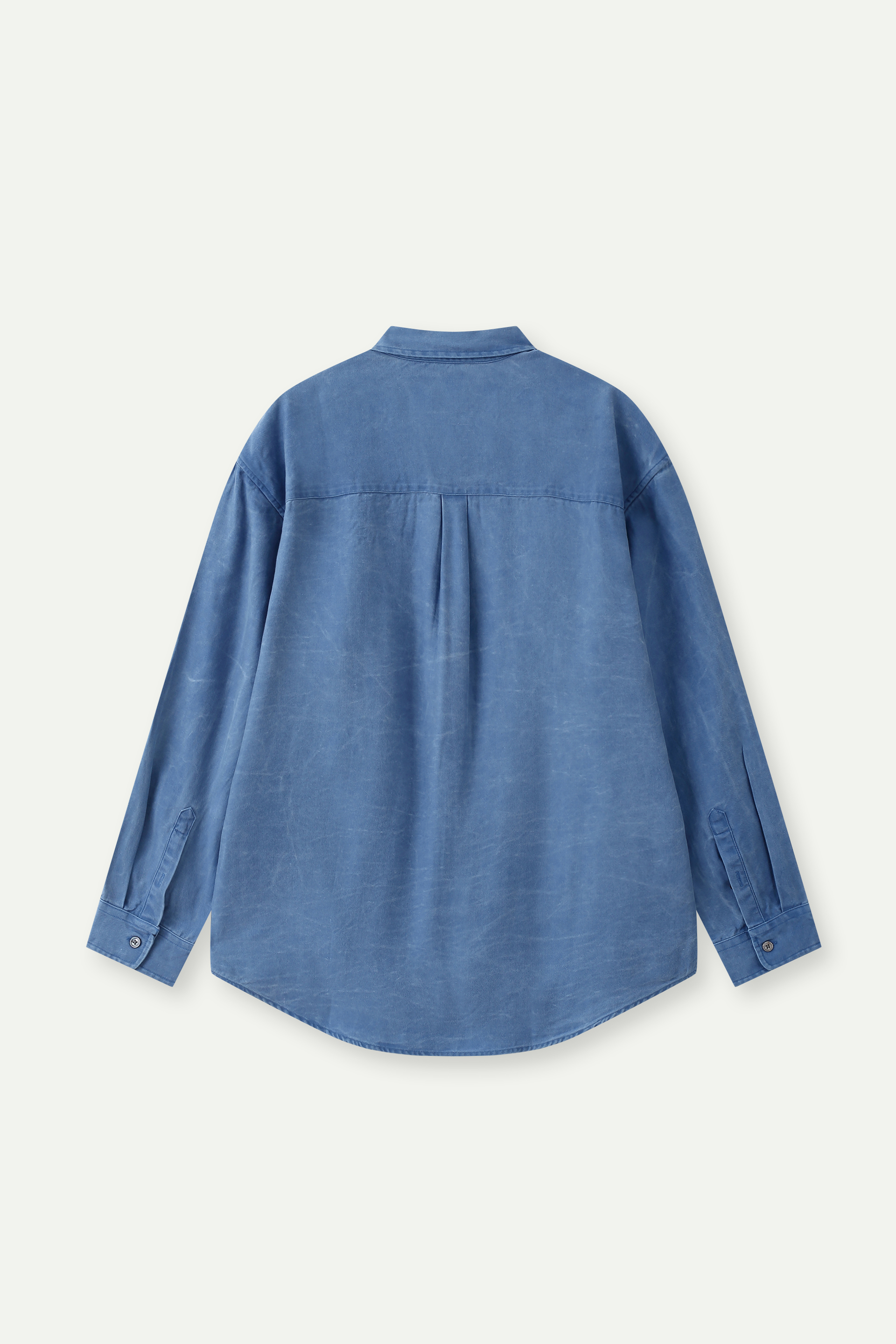 Oversized Washed Denim Shirt