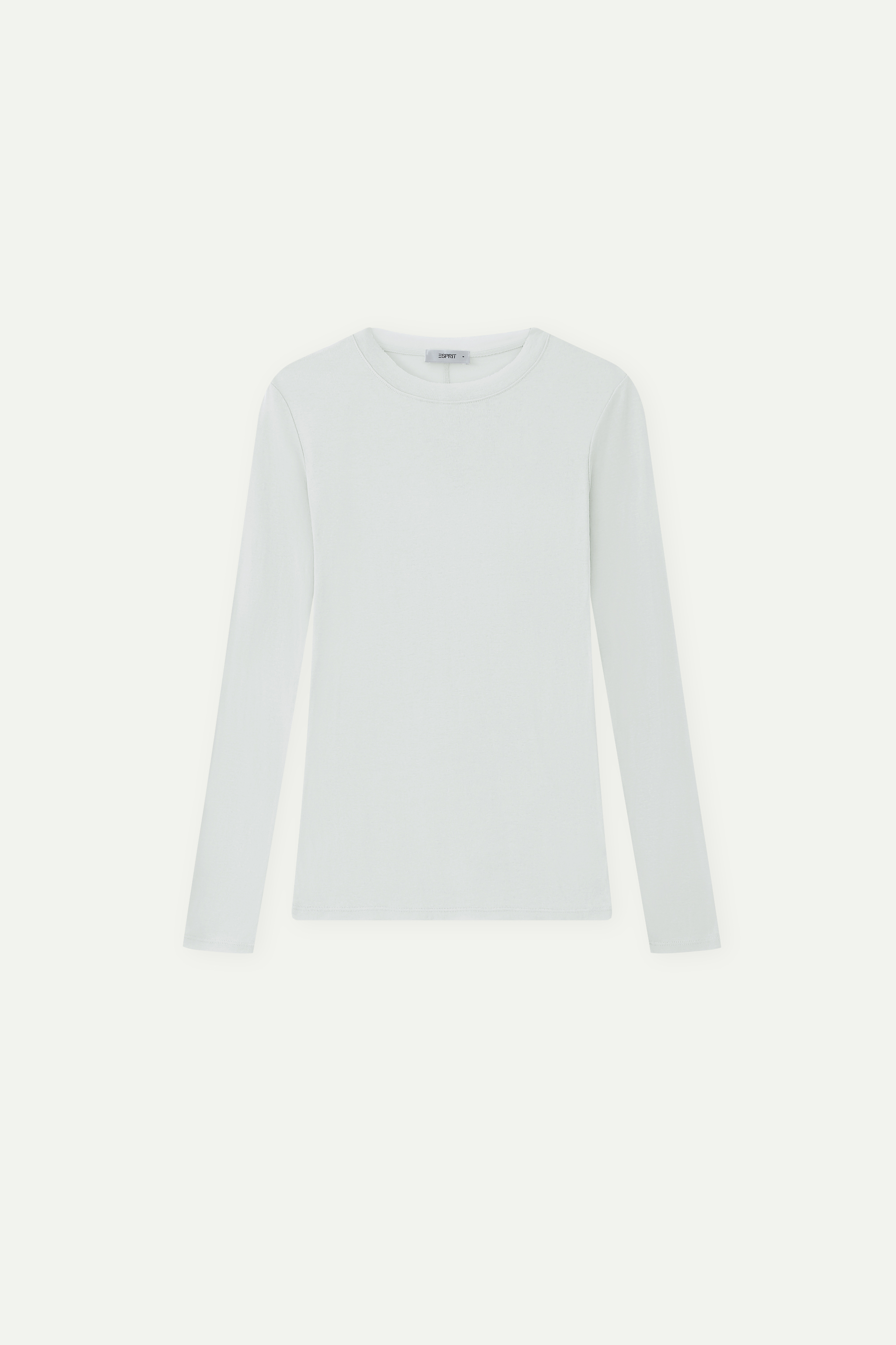 Slim Fit Crew Neck Long Sleeve Top