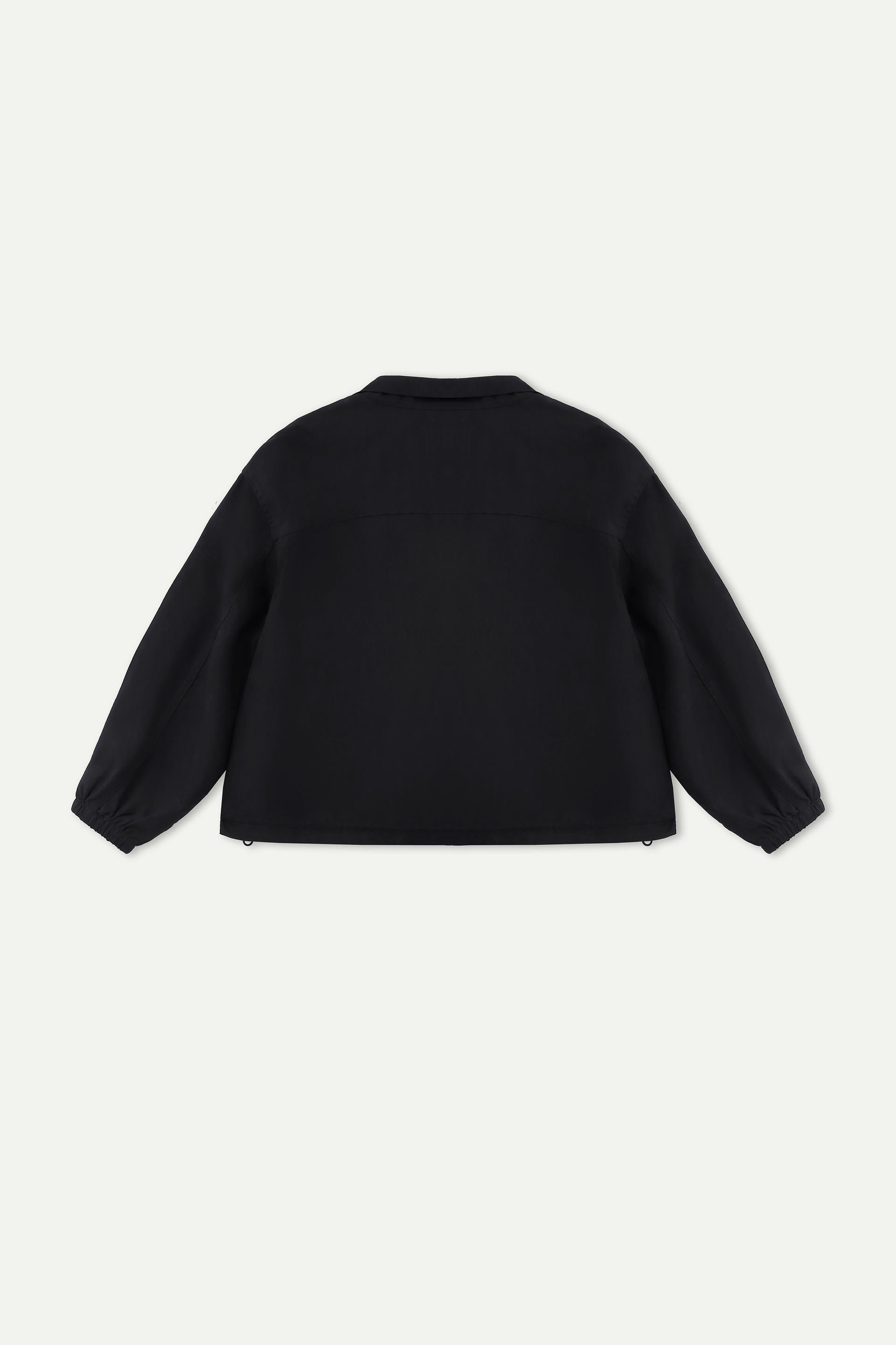 Cropped Zip‑Up Utility Jacket