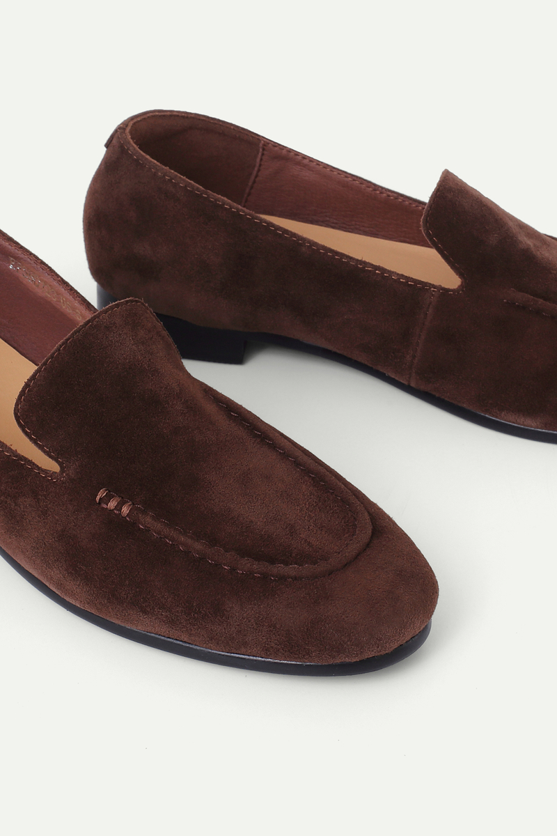 Suede Loafers