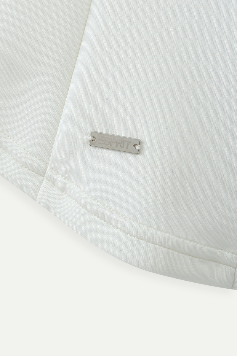 Cropped Zip-Up Stand Collar Jacket