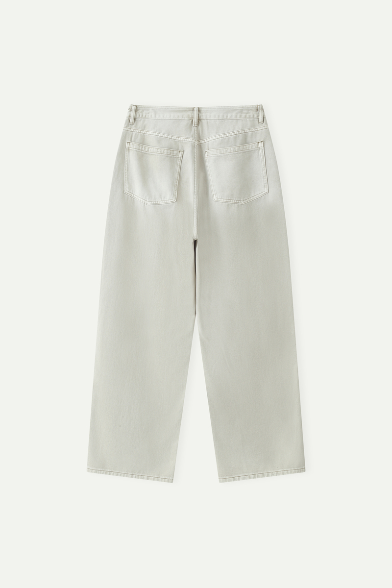 Light Wash High-Rise Wide Leg Jeans