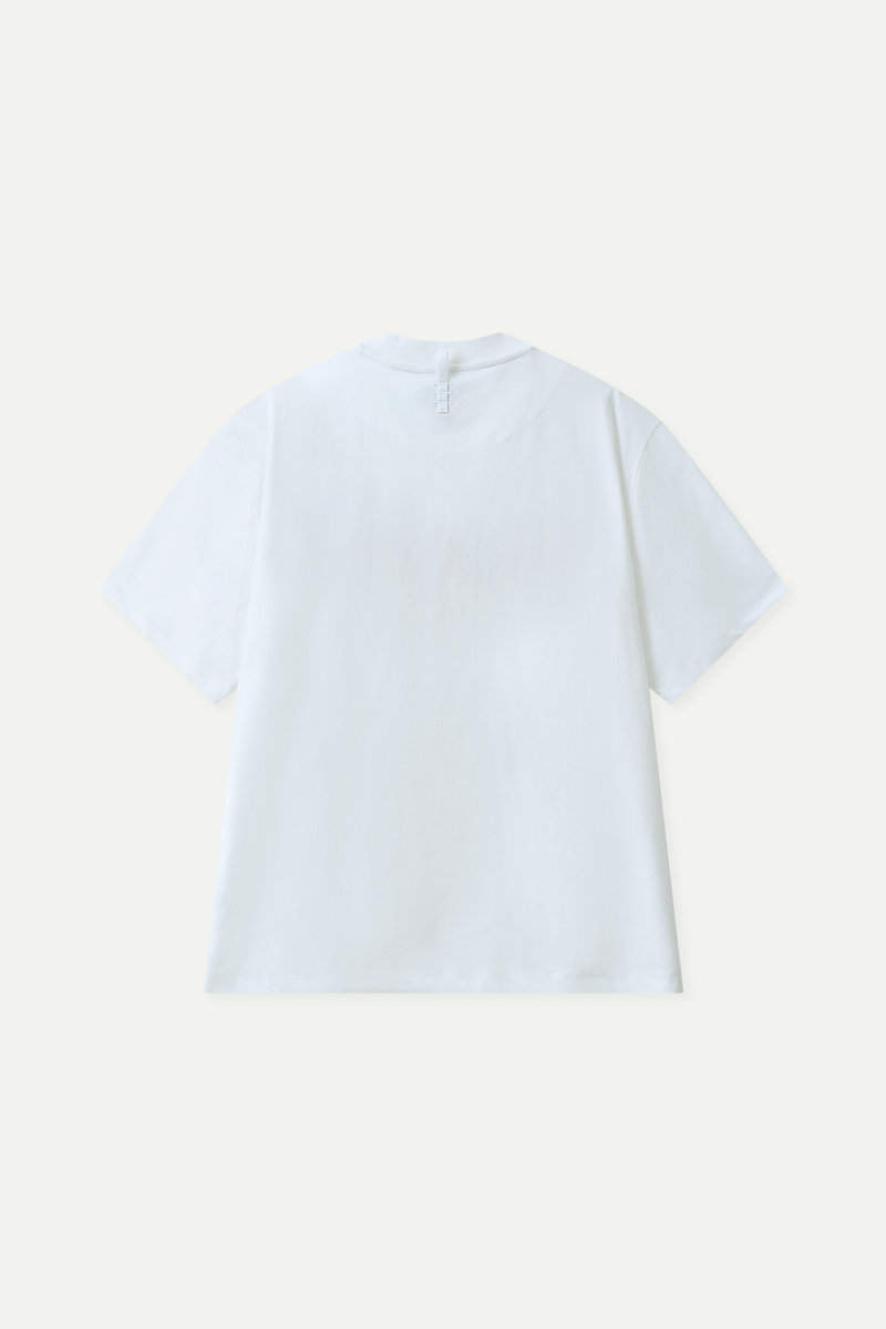 Multicolour Embroidered Logo Crew Neck T-Shirt