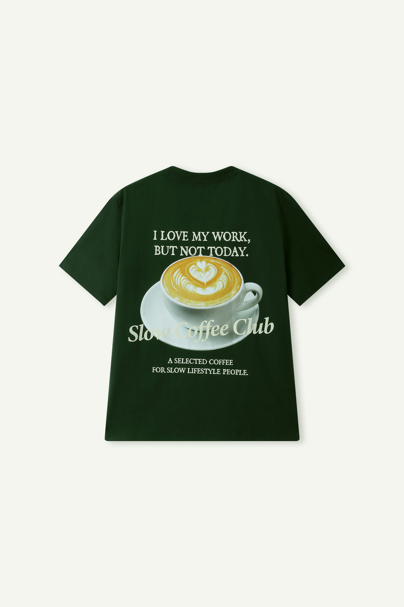 Slow Coffee Club Graphic Cotton Tee  (UNISEX)