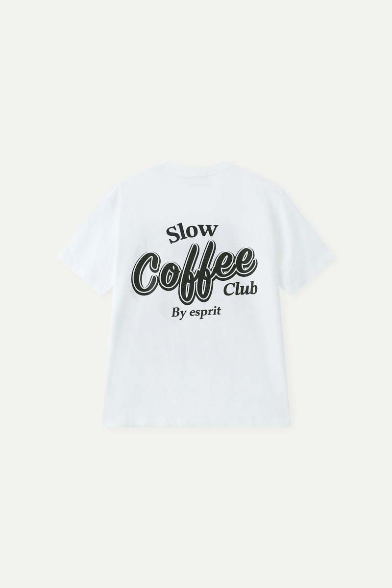 Slow Coffee Club Graphic Cotton Tee  (UNISEX)