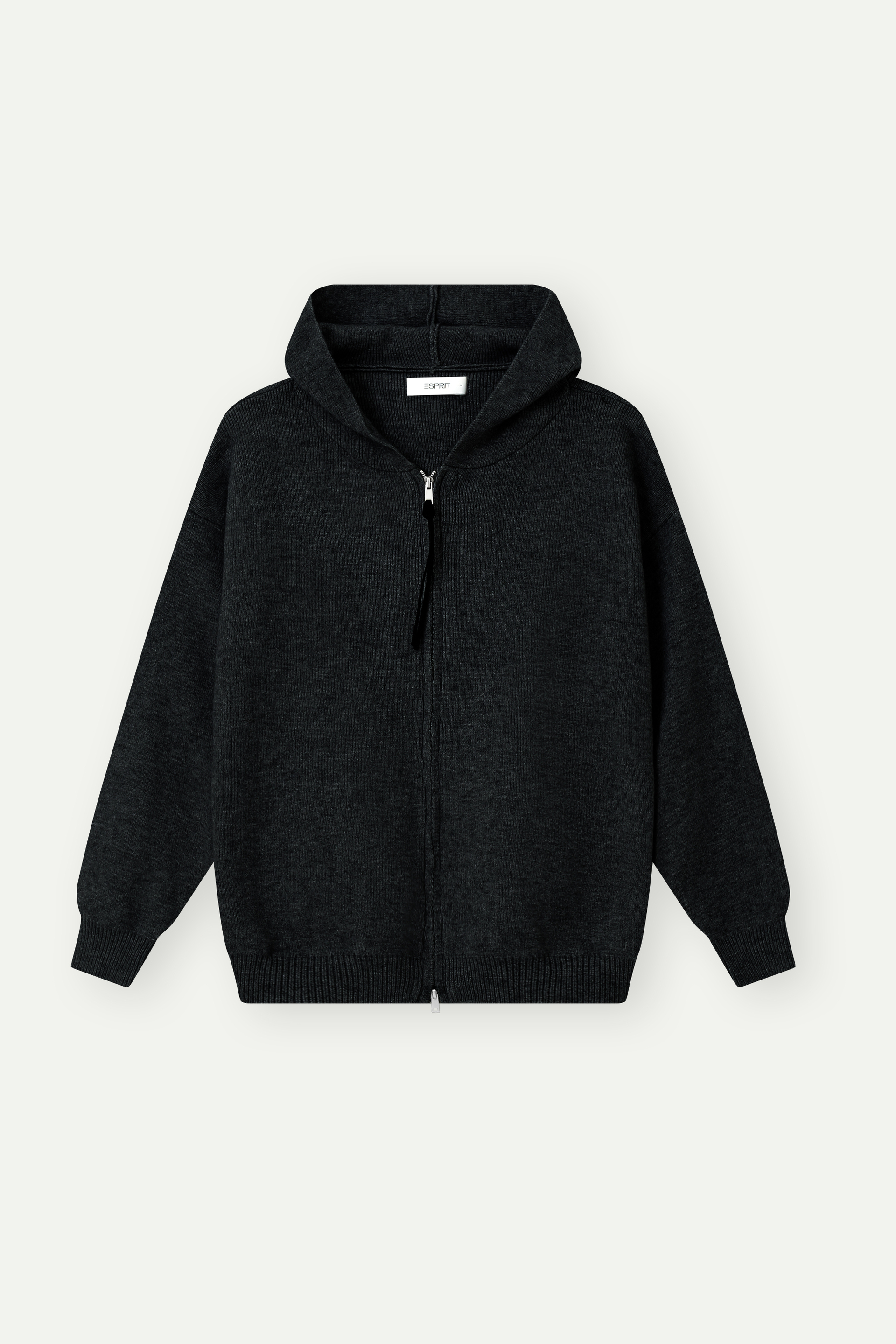 Knitted Zip-Up Hoodie
