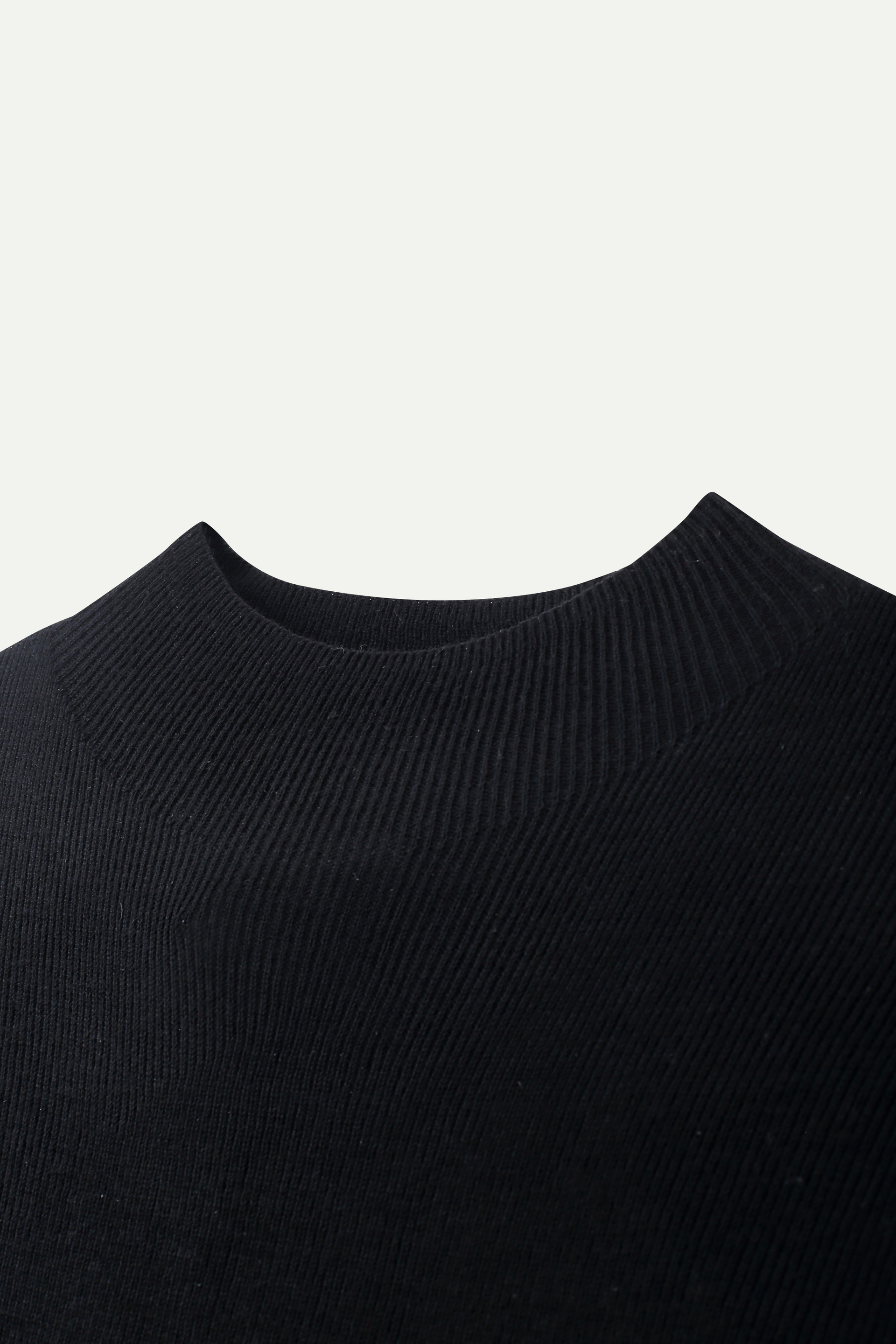Mock-Neck Knit Top