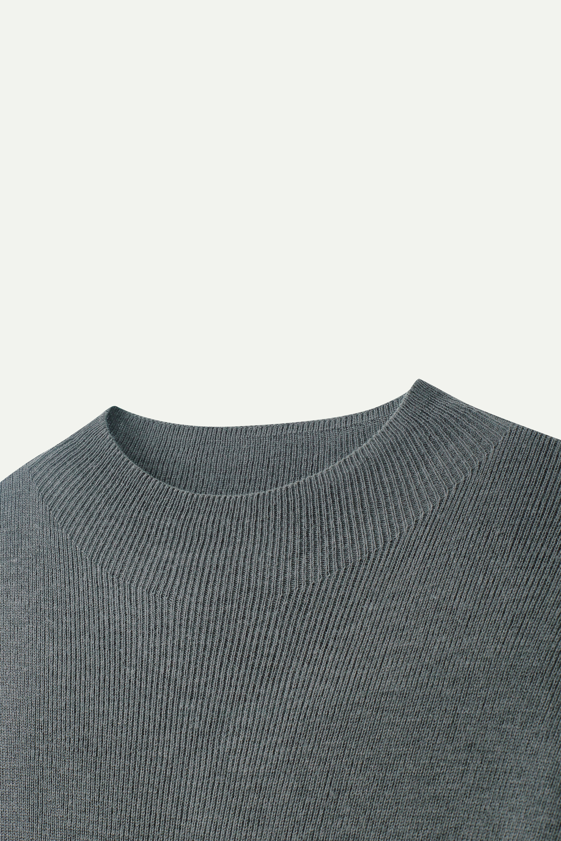 Mock-Neck Knit Top