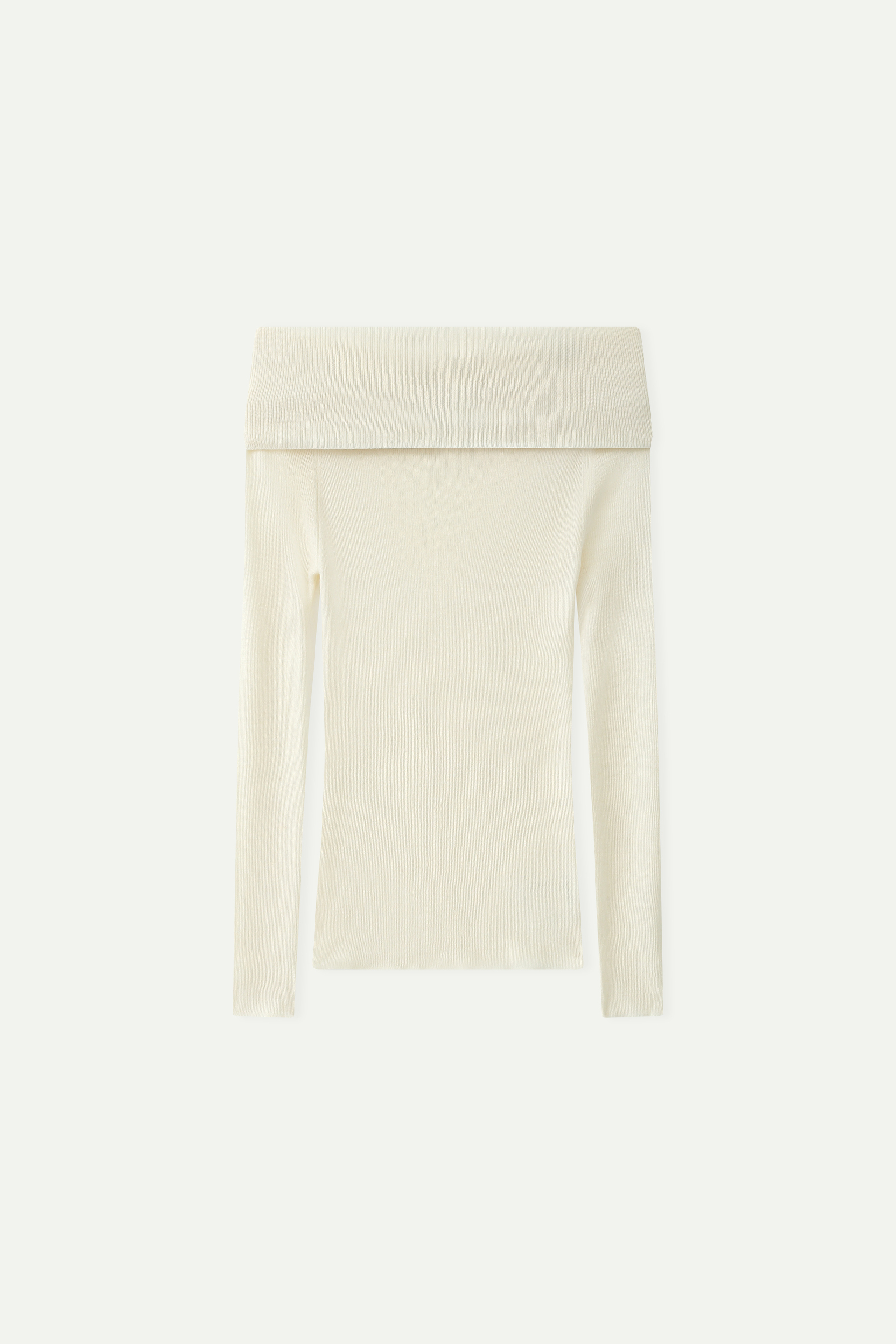 Off-Shoulder Knit Top