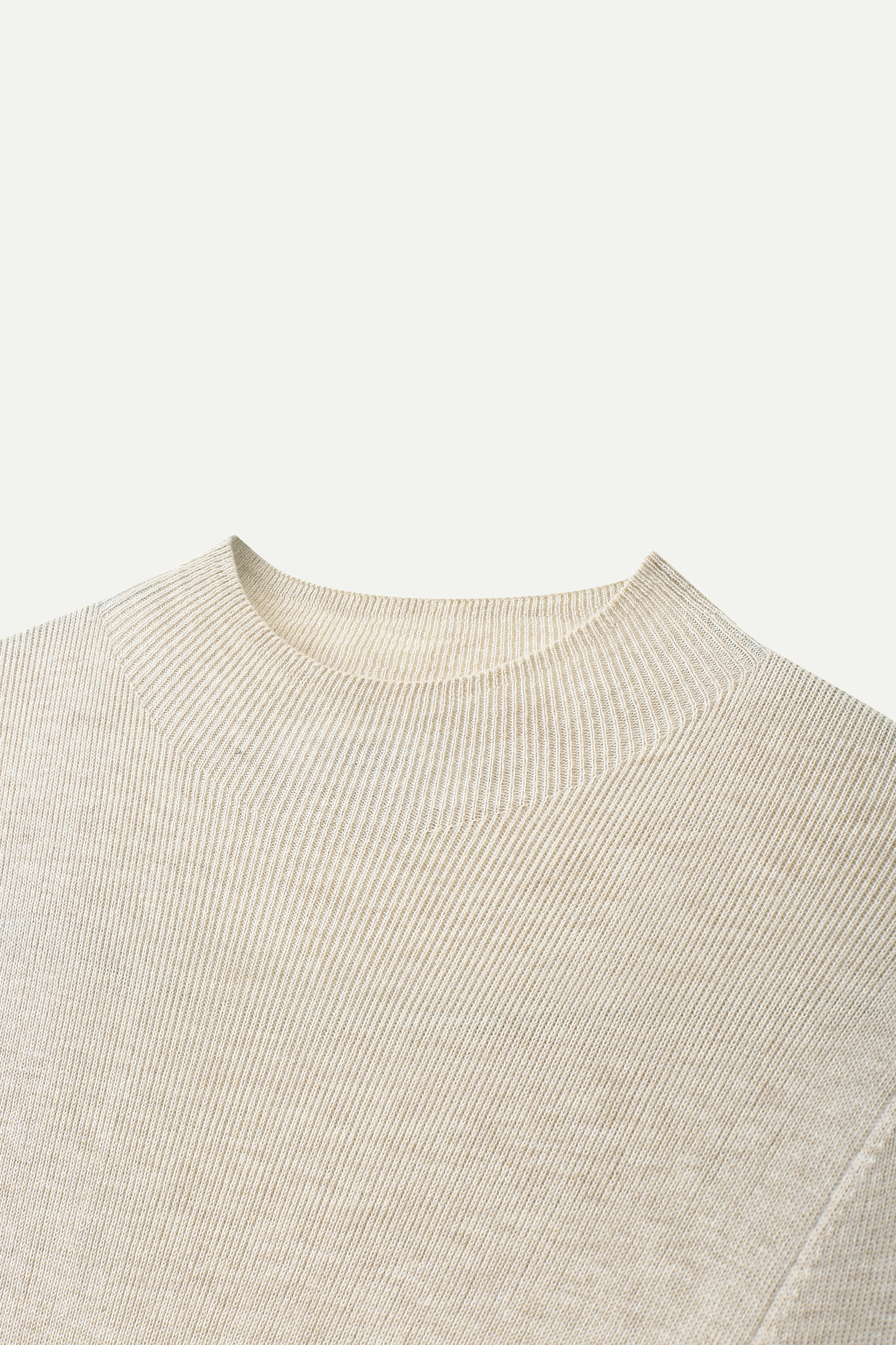 Mock-Neck Knit Top