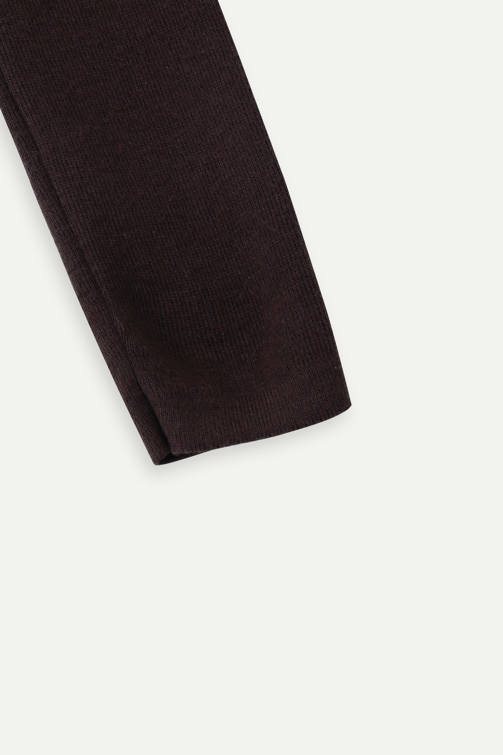 Buttoned Knit Polo Top