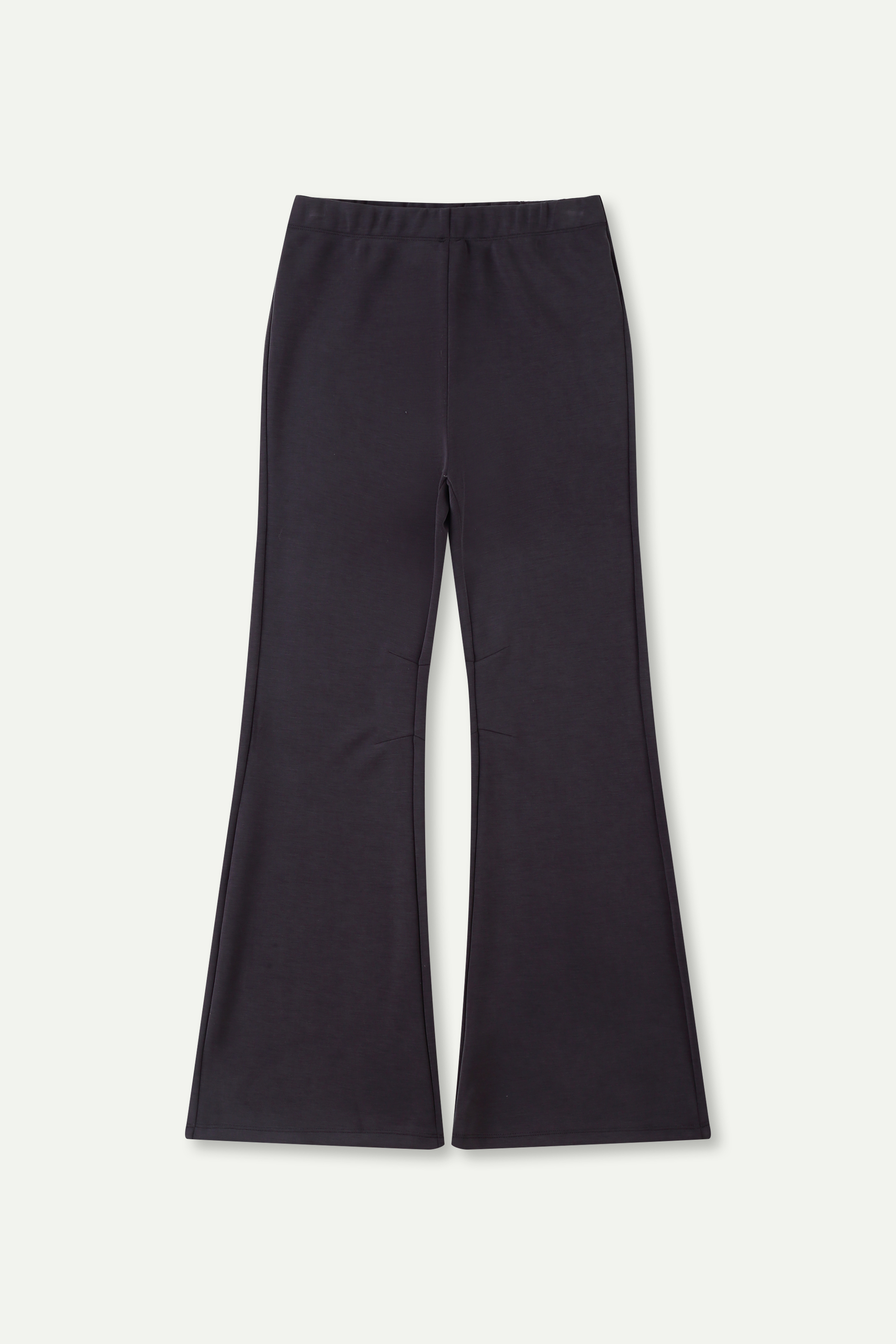 喇叭剪裁針織褲