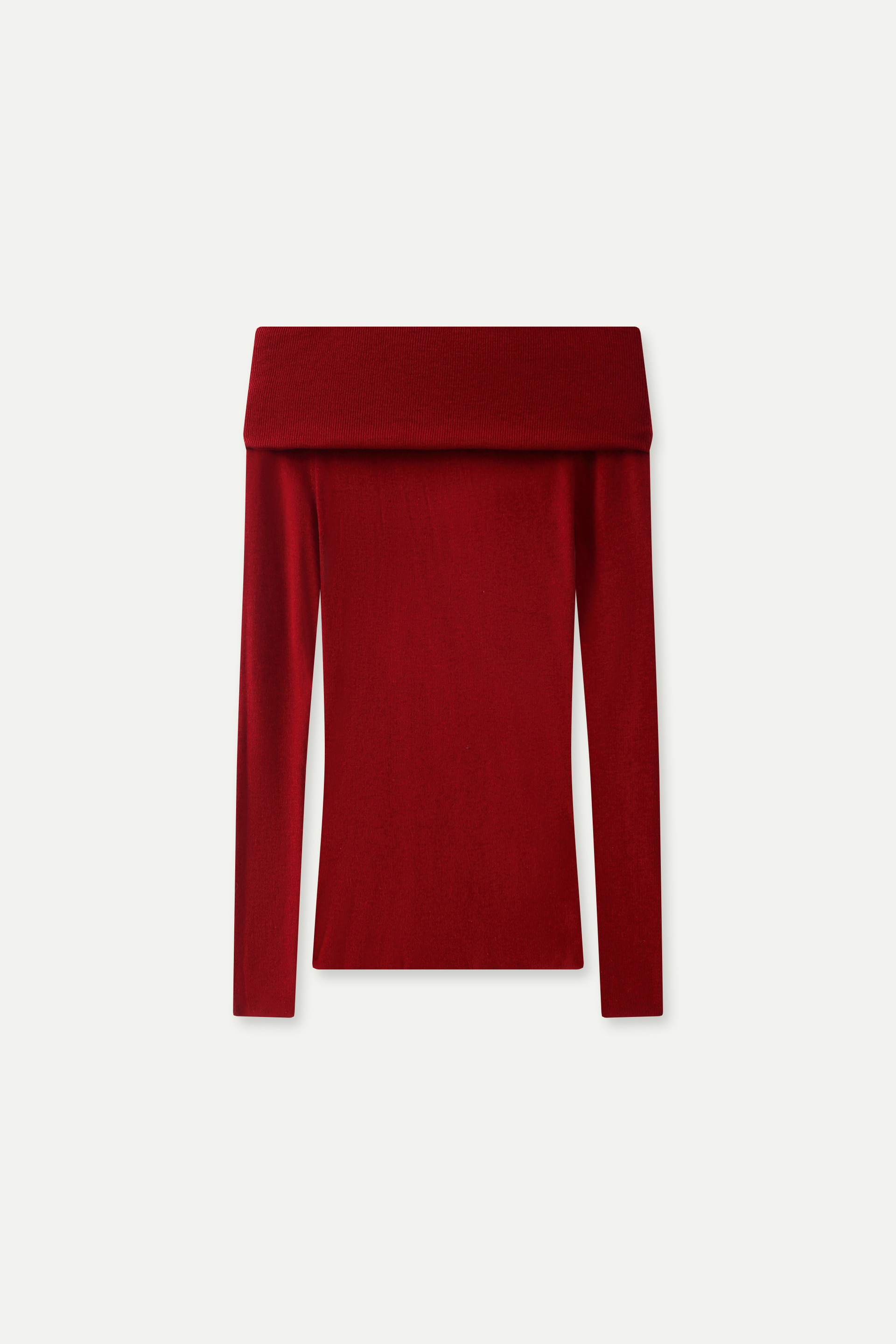 Off-Shoulder Knit Top