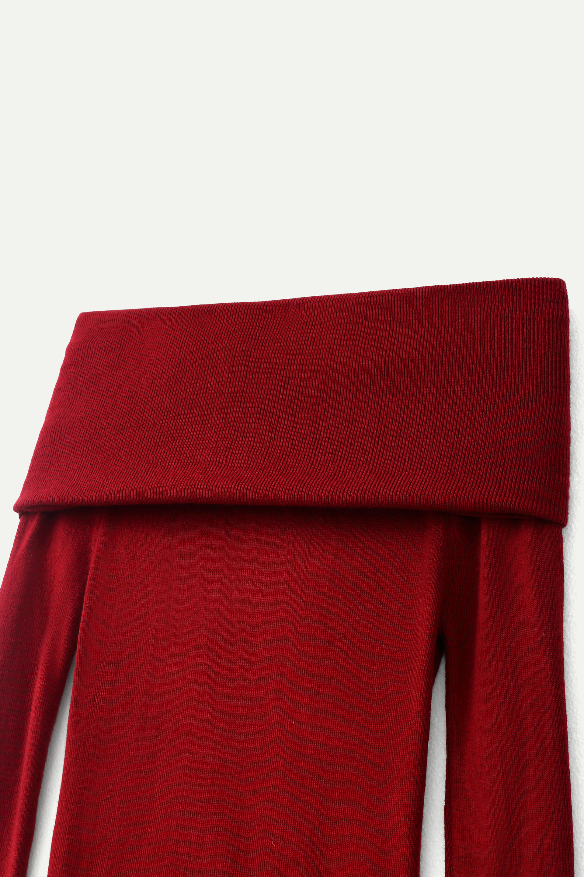 Off-Shoulder Knit Top