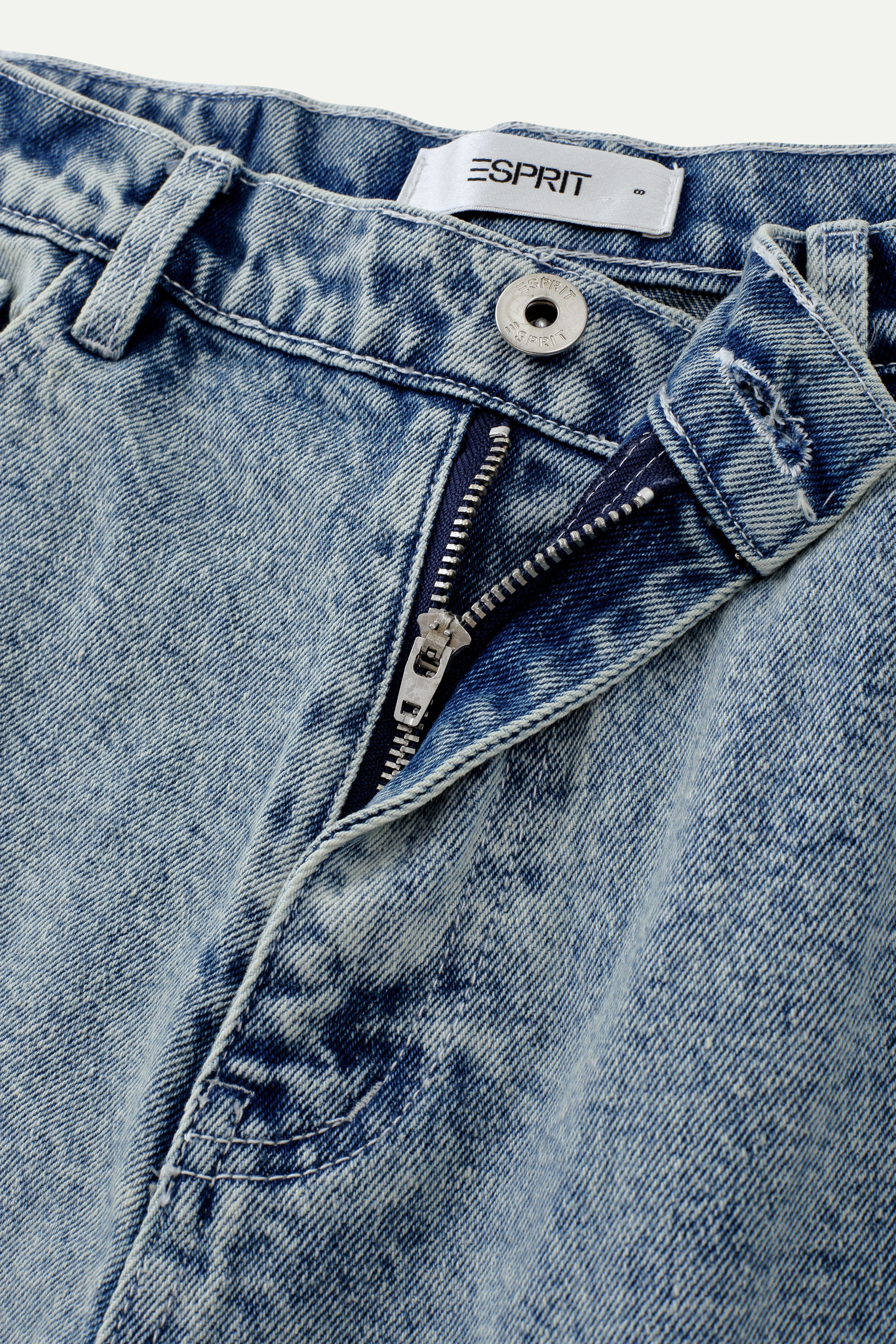 Relaxed-fit Denim Cargo Shorts