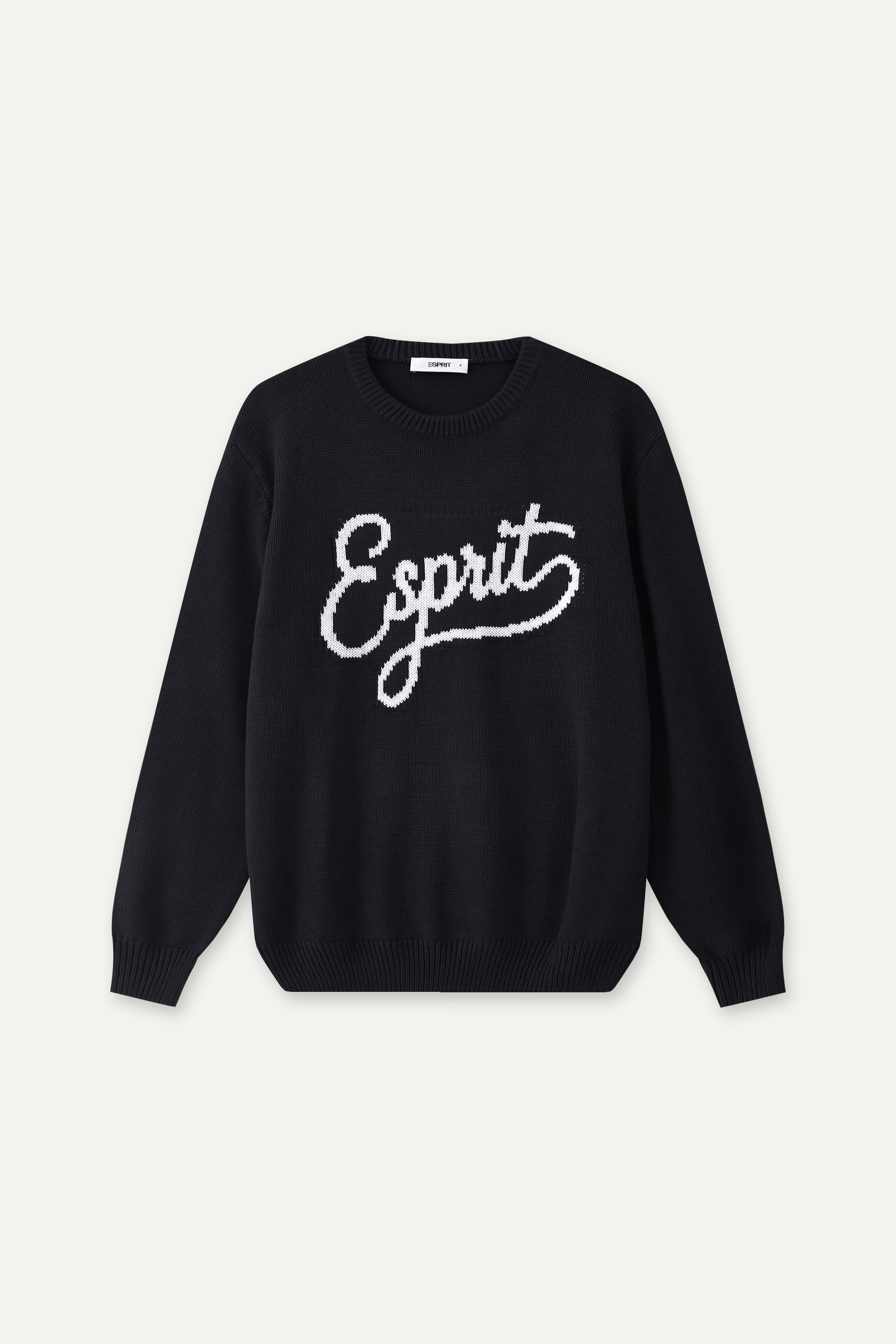 Crew-Neck Esprit Logo Sweater