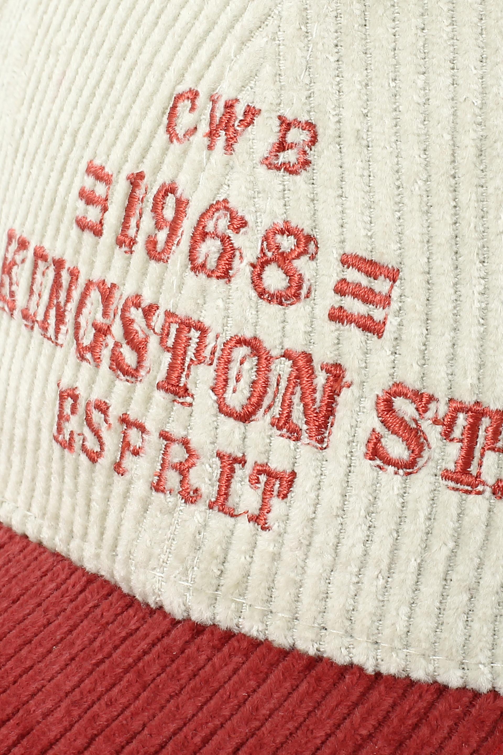 燈芯絨學院風帽 - Kingston Street（UNISEX）