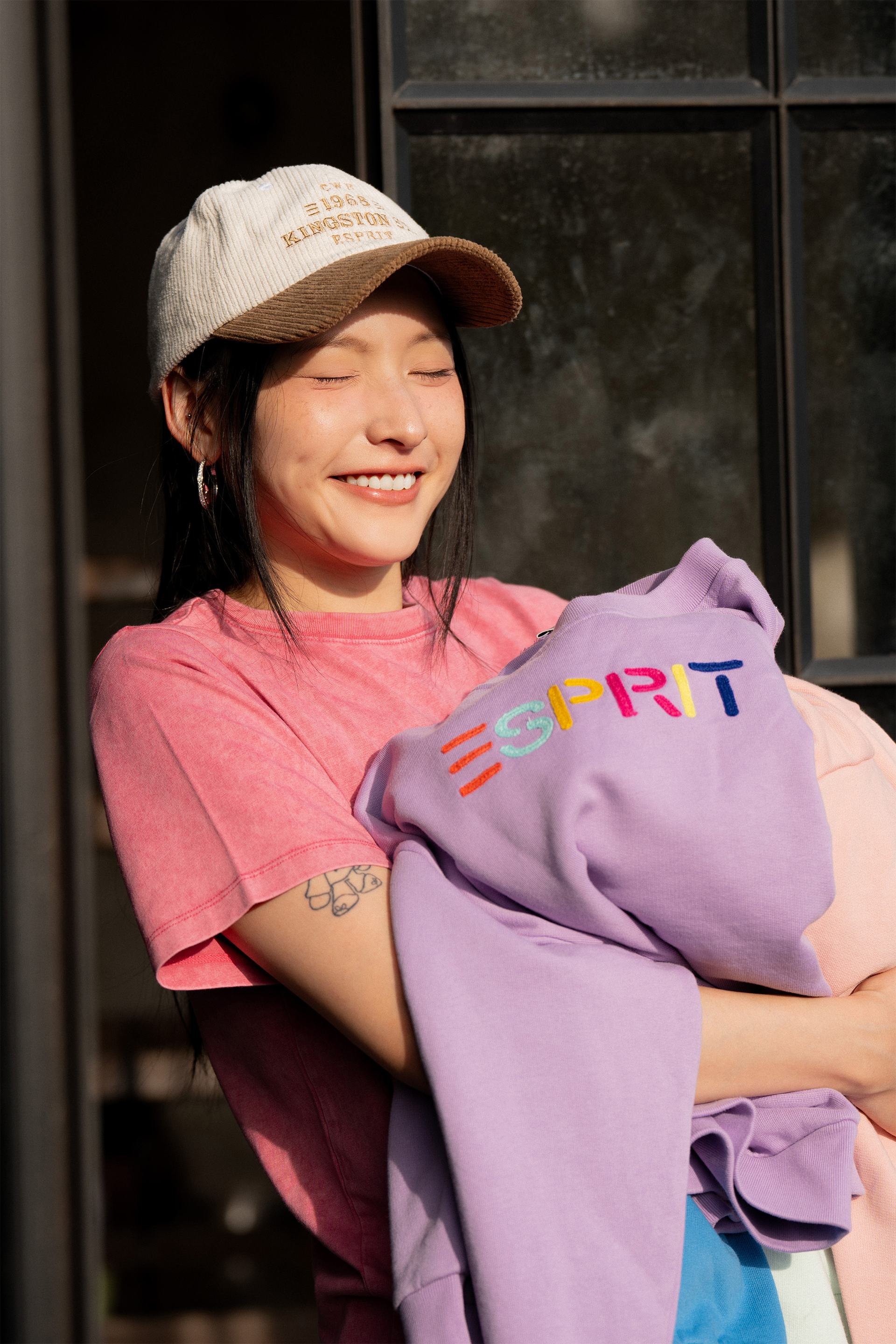 燈芯絨學院風帽 - Kingston Street（UNISEX）