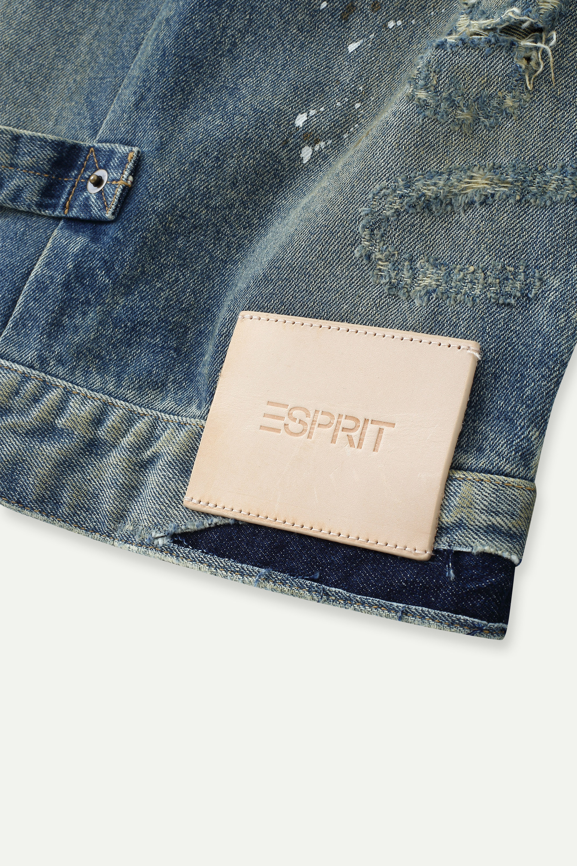 Distressed Oversized Denim Jacket