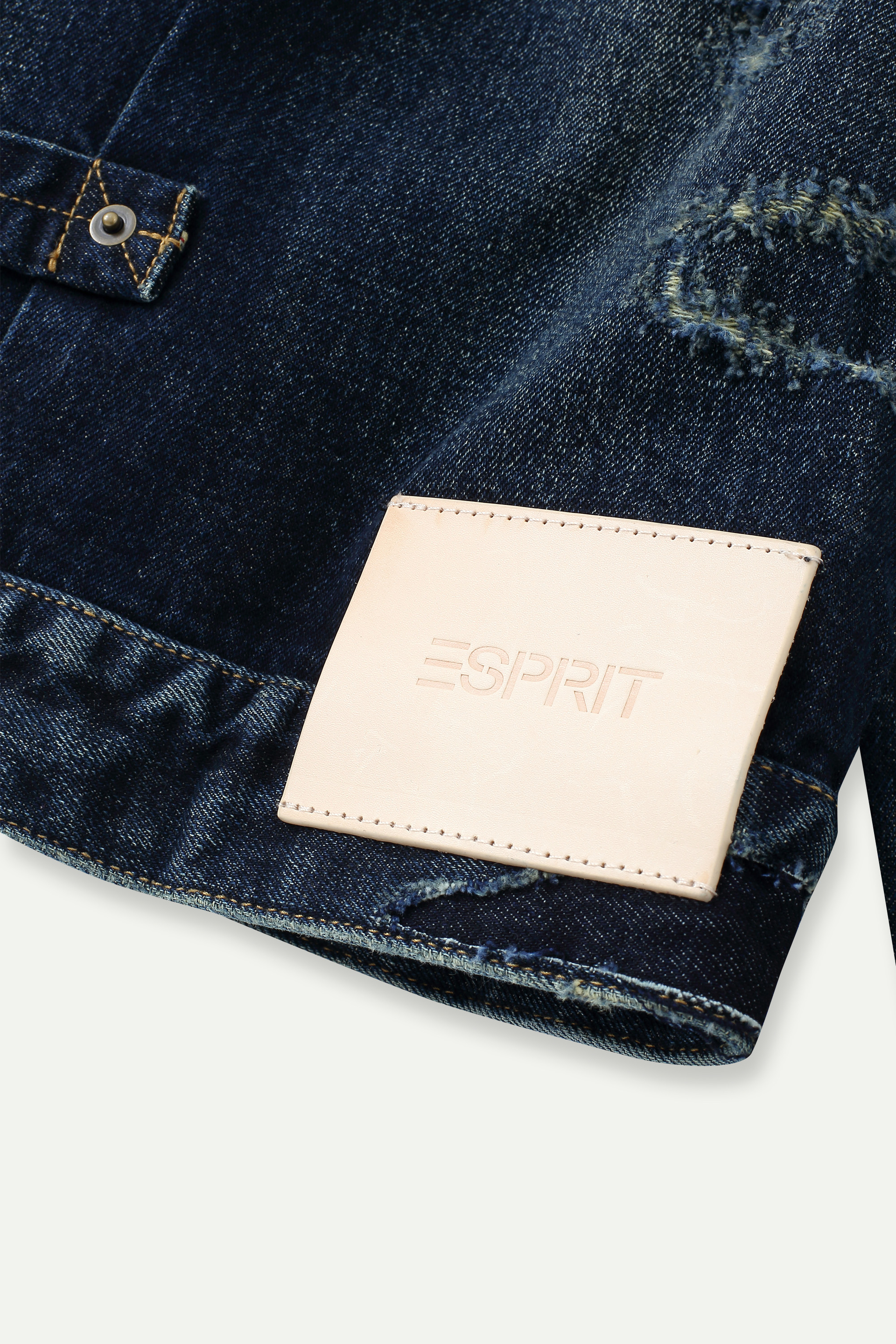 Distressed Oversized Denim Jacket