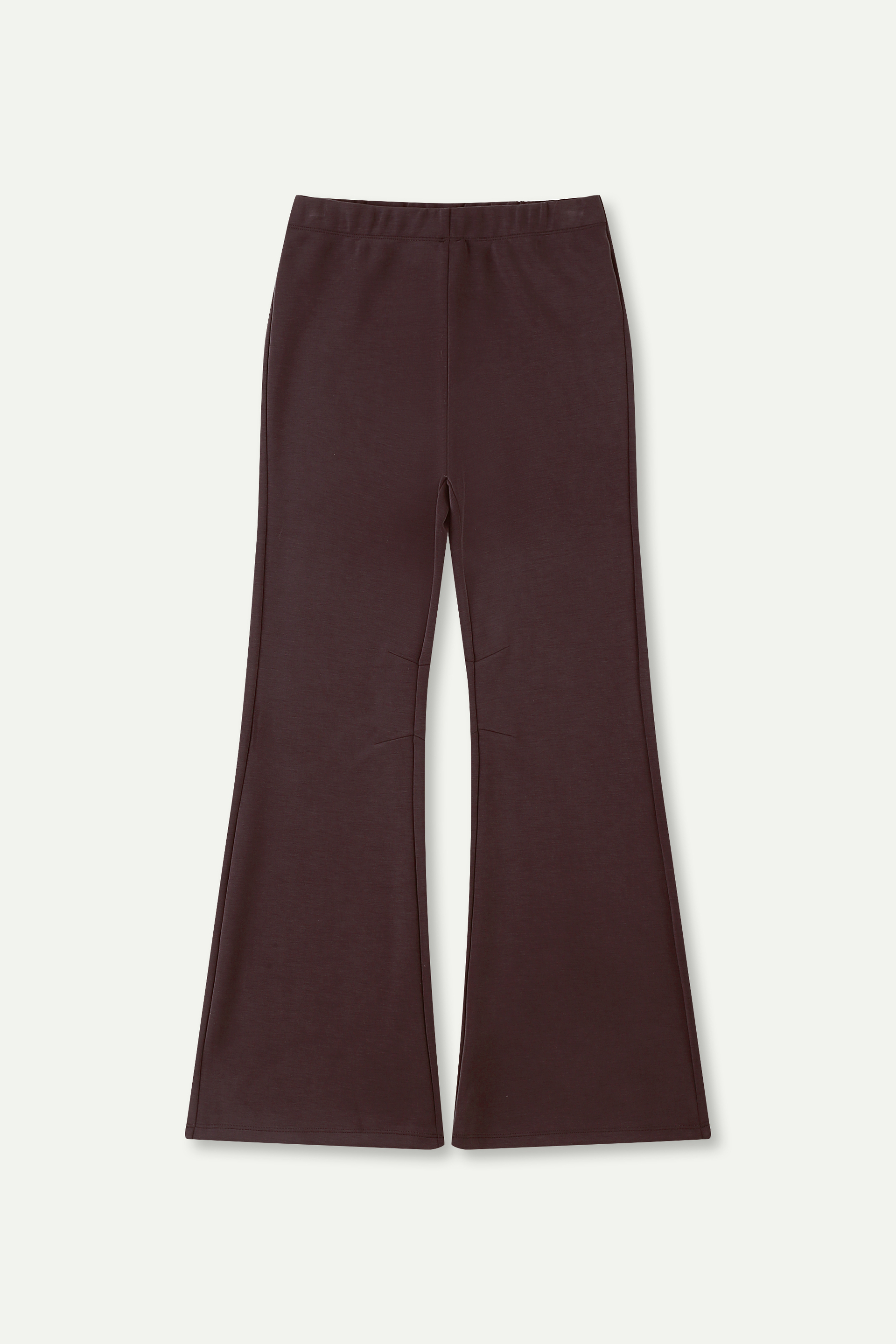 喇叭剪裁針織褲