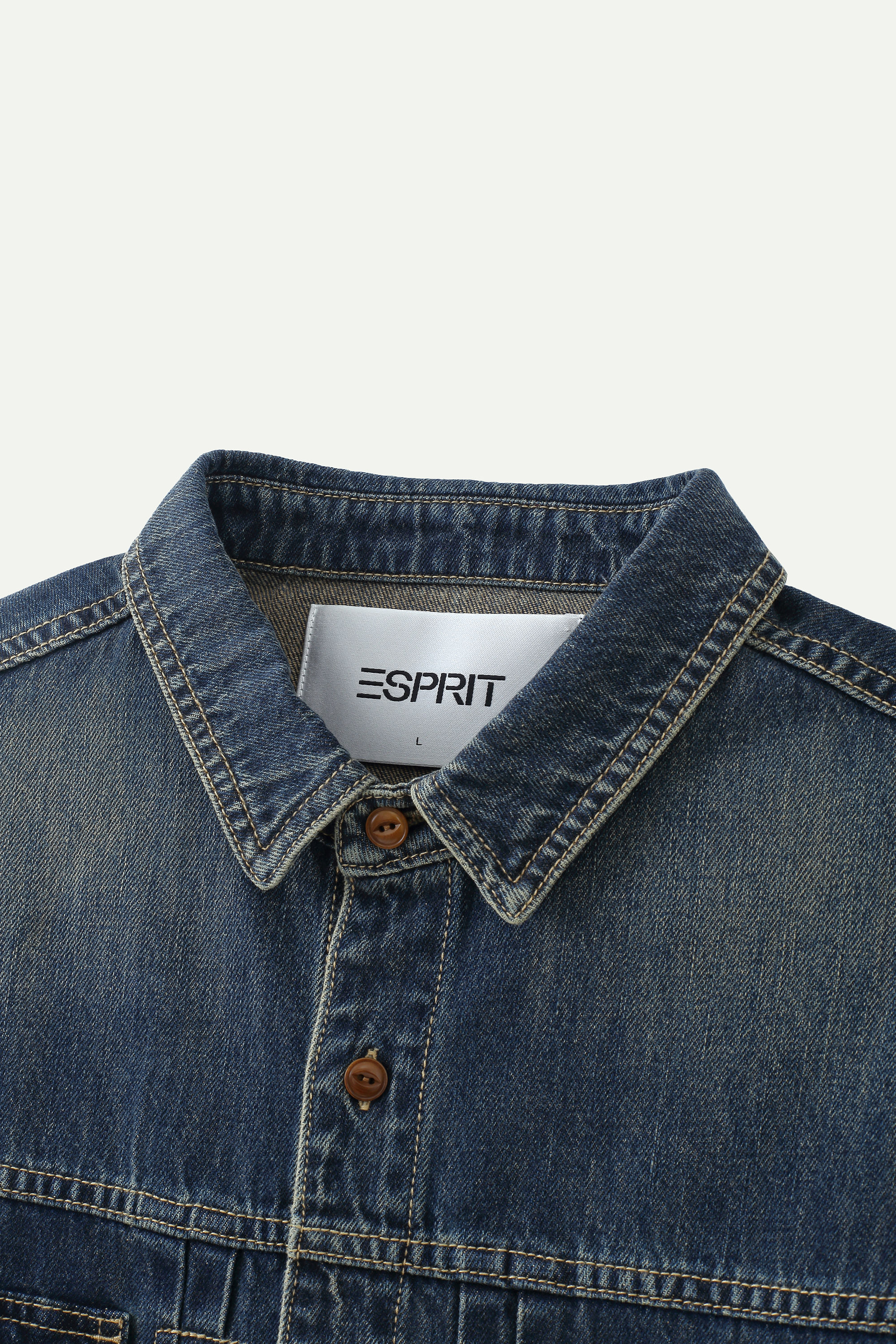 Vintage Washed Denim Overshirt