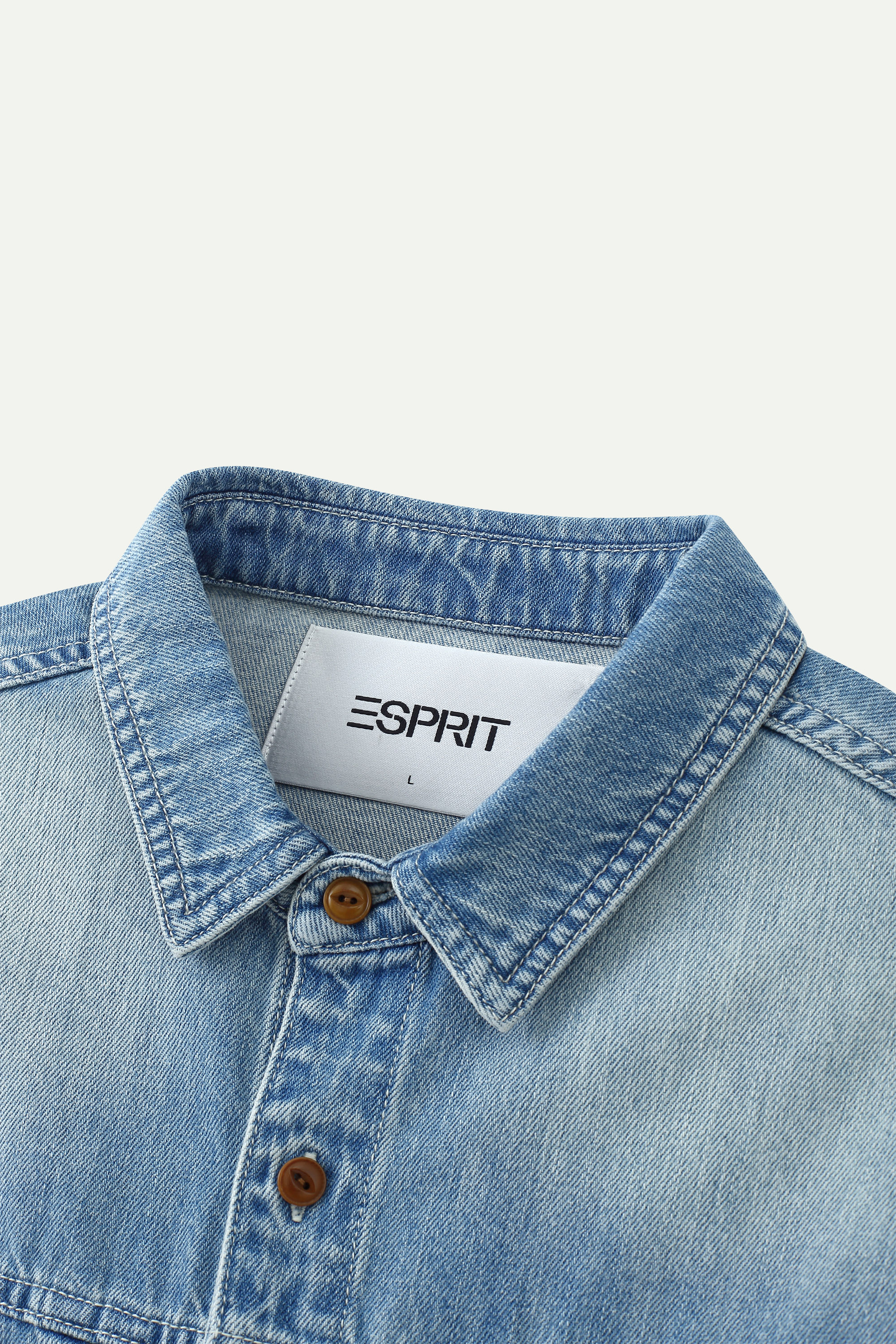 Vintage Washed Denim Overshirt