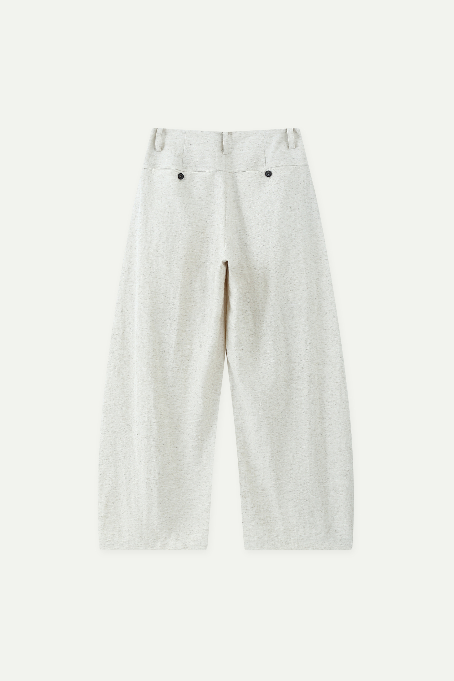 Linen Blend Wide-Leg Pants