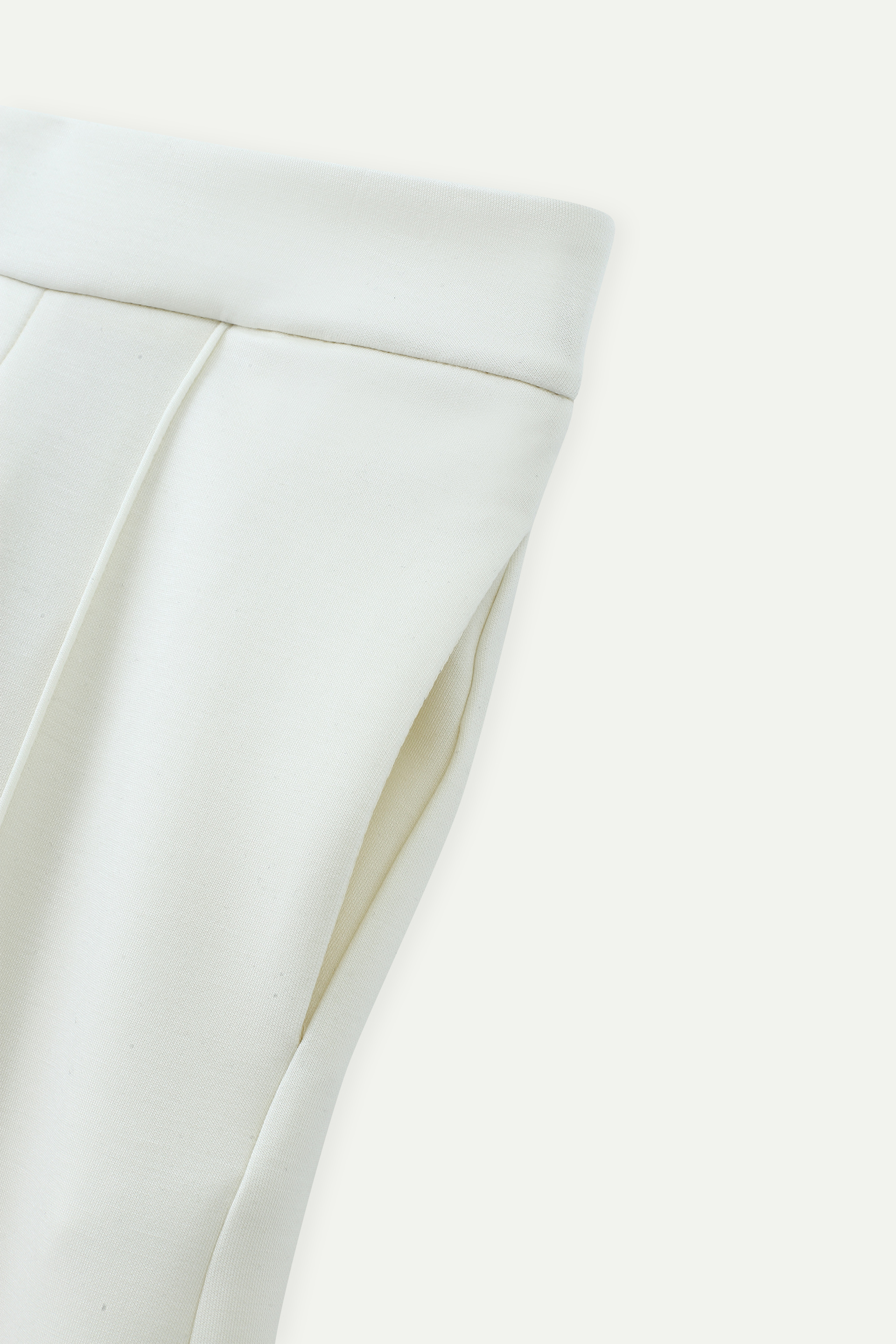 High-Waisted Wide-Leg Trousers