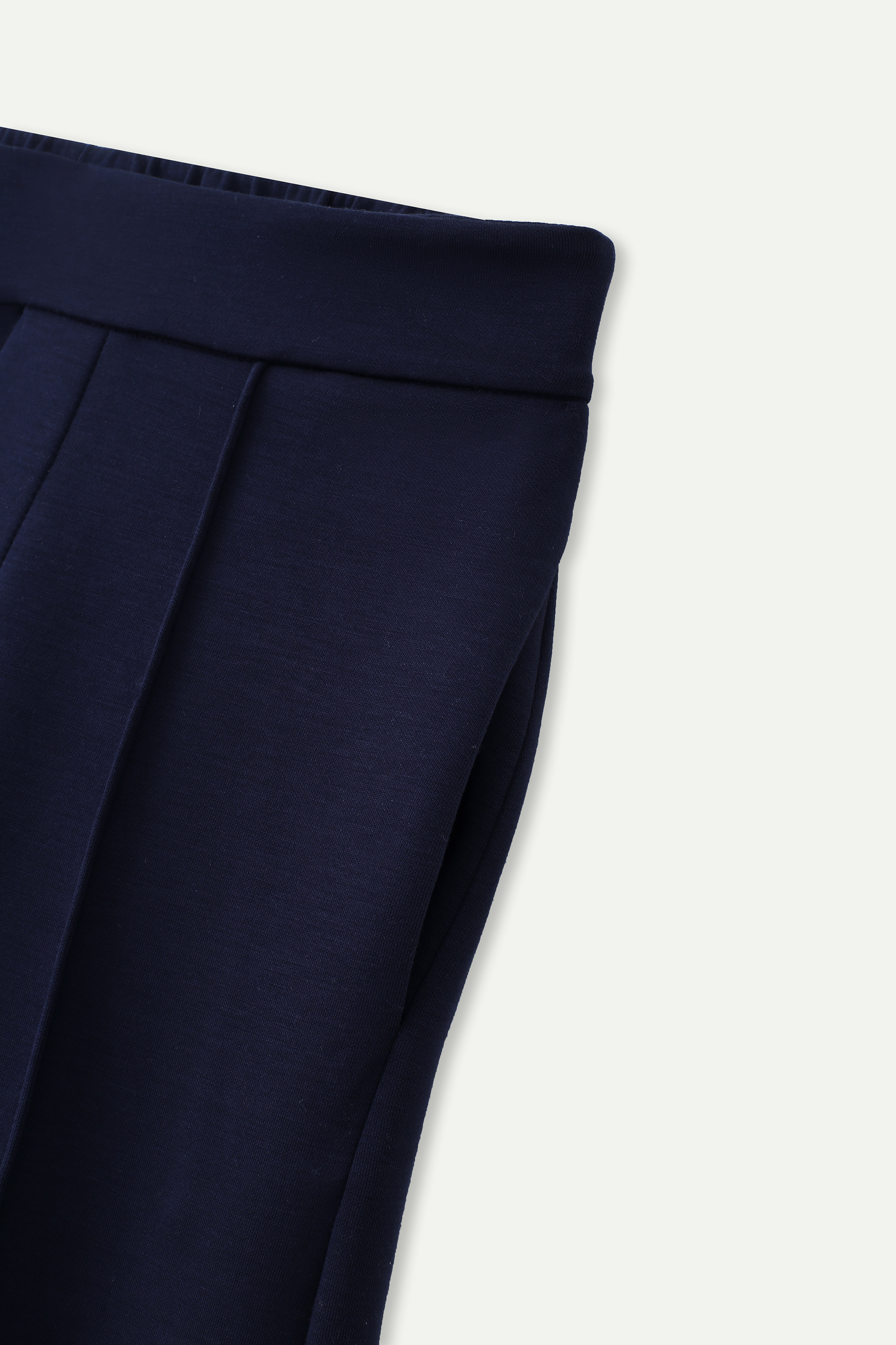 High-Waisted Wide-Leg Trousers