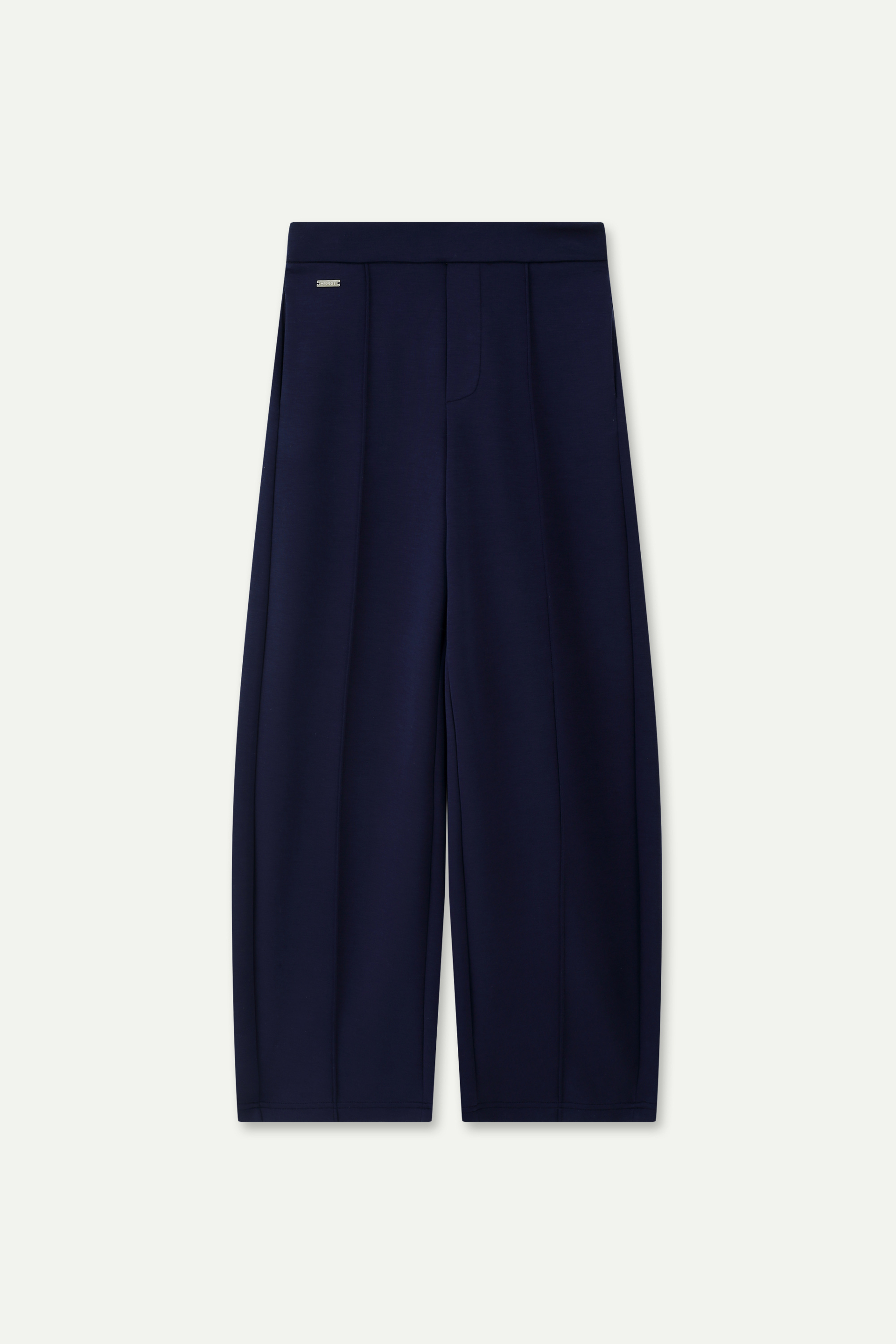 High-Waisted Wide-Leg Trousers