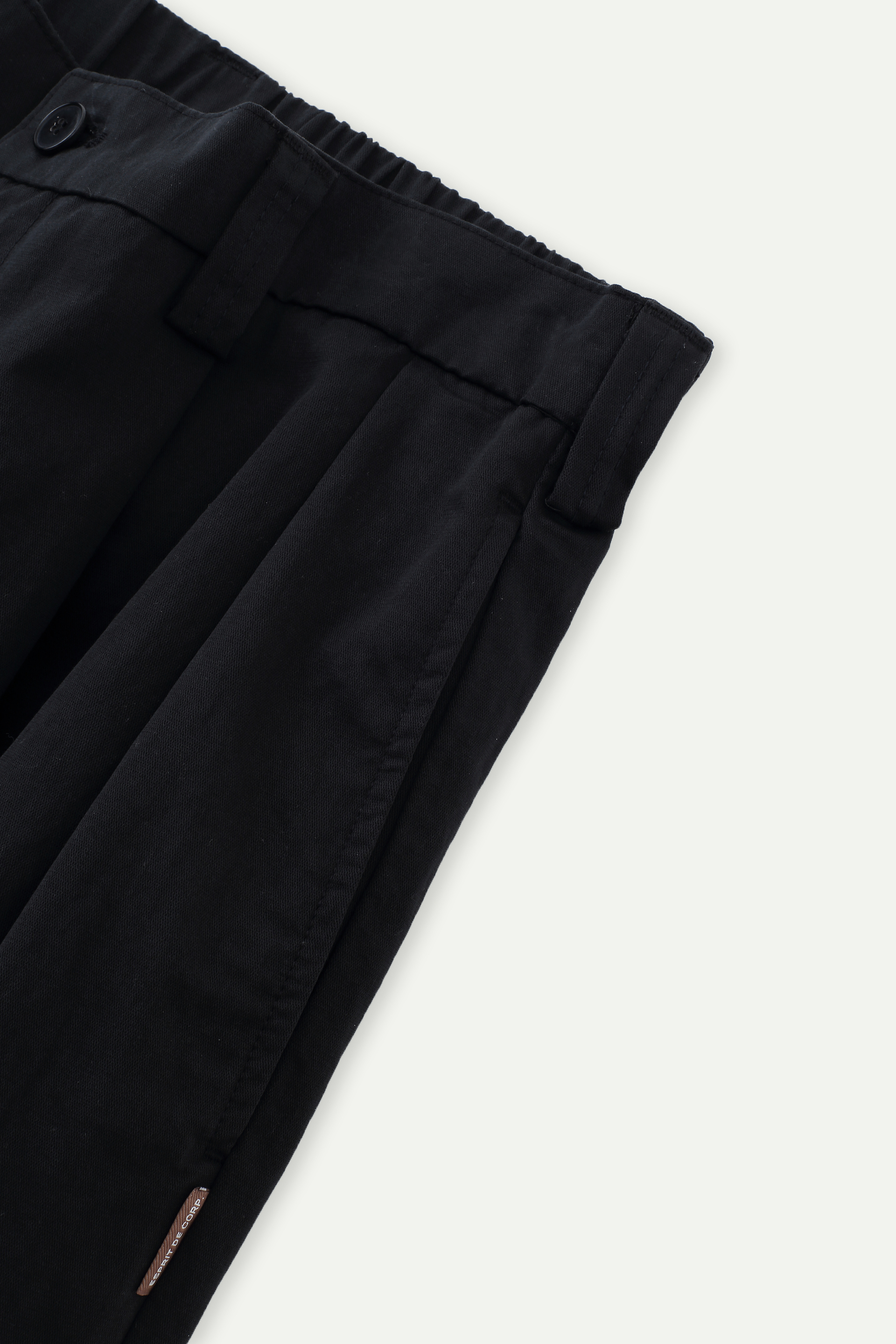 High-Waisted Wide-Leg Lantern Trousers