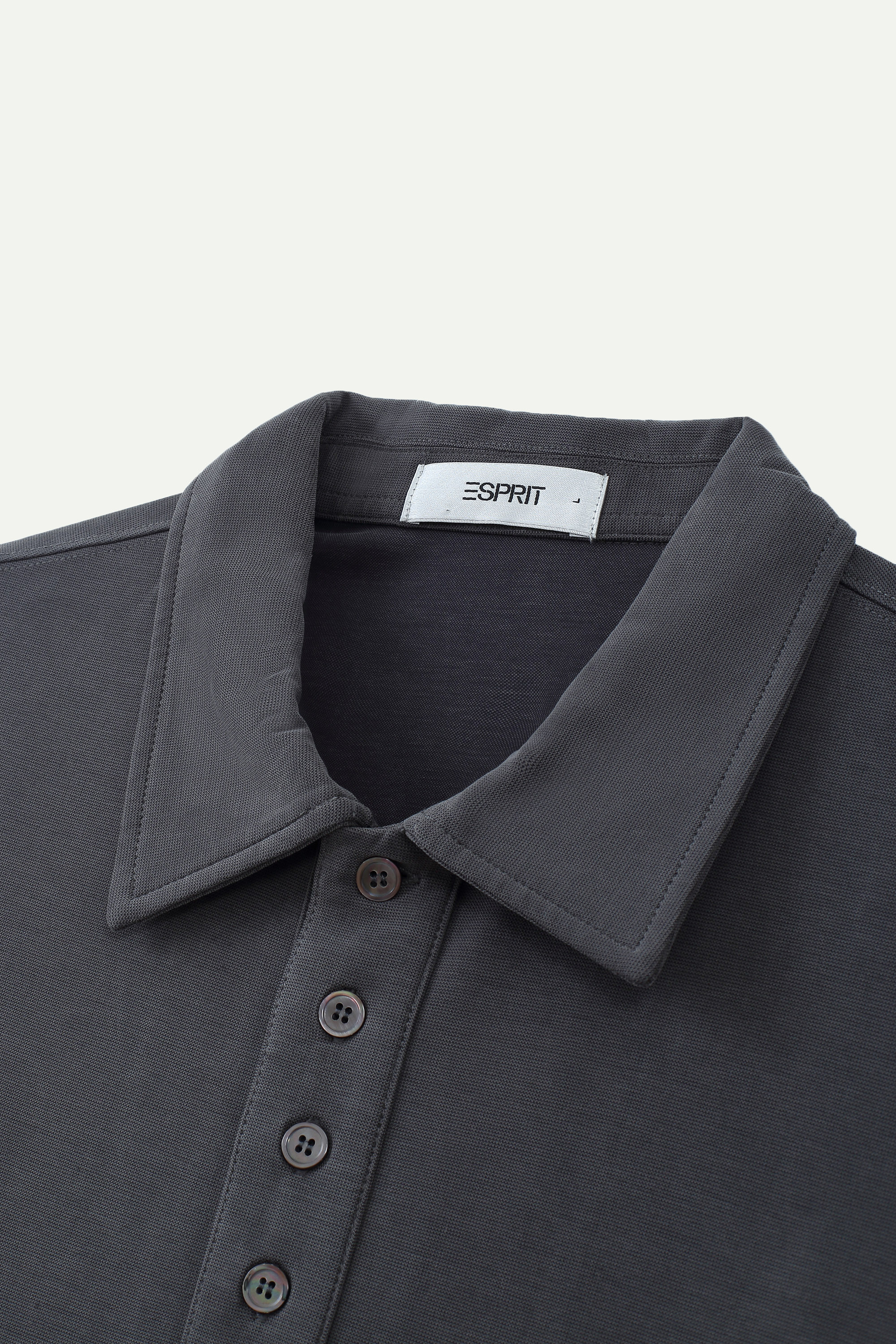 Relaxed Fit Drop-Shoulder Polo Shirt
