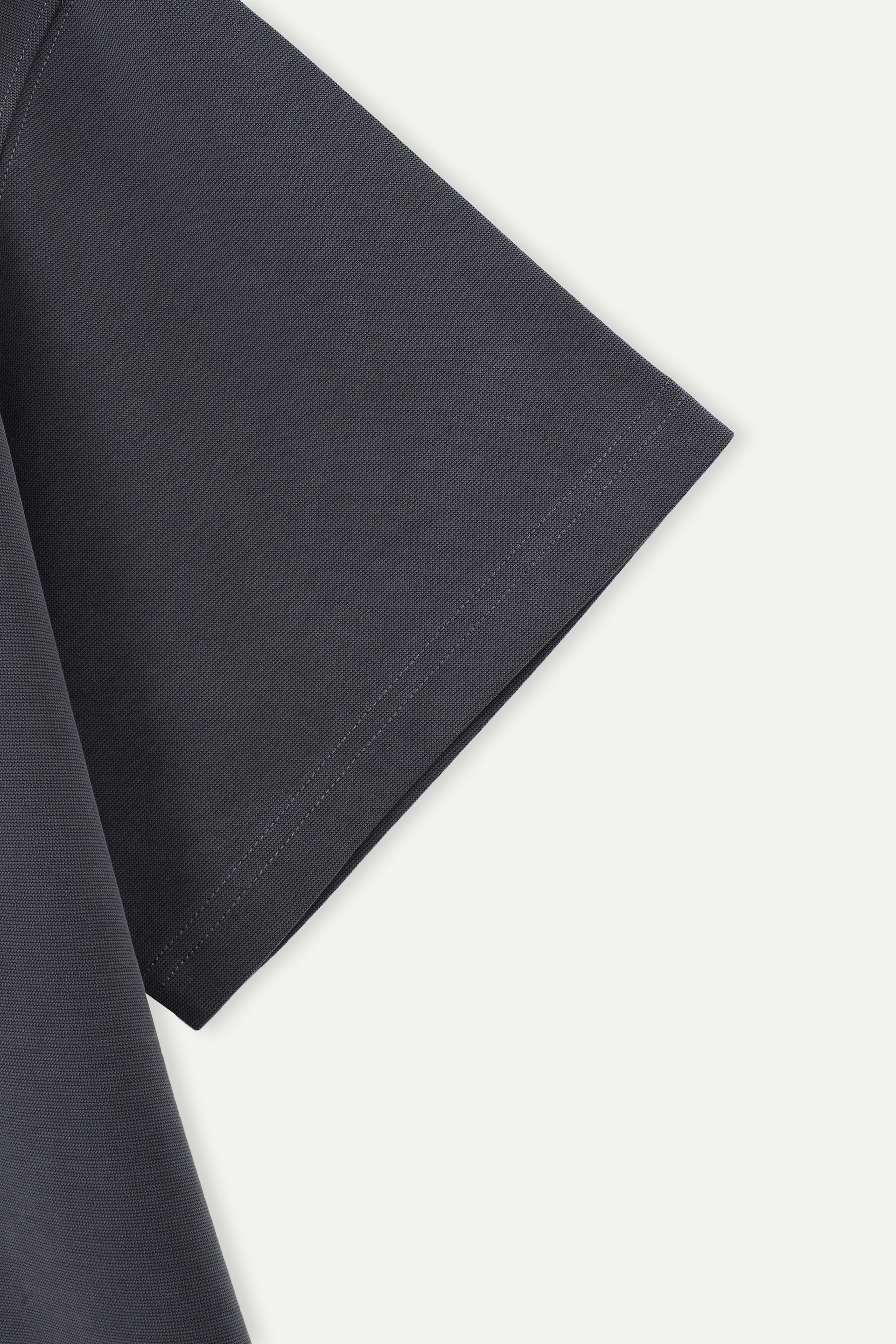 Relaxed Fit Drop-Shoulder Polo Shirt