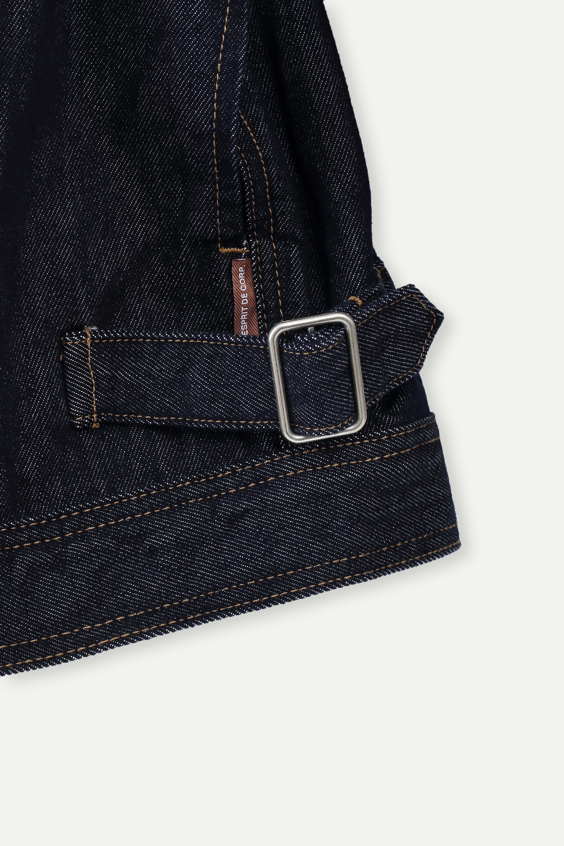 Relaxed Fit Cropped Denim Jacket